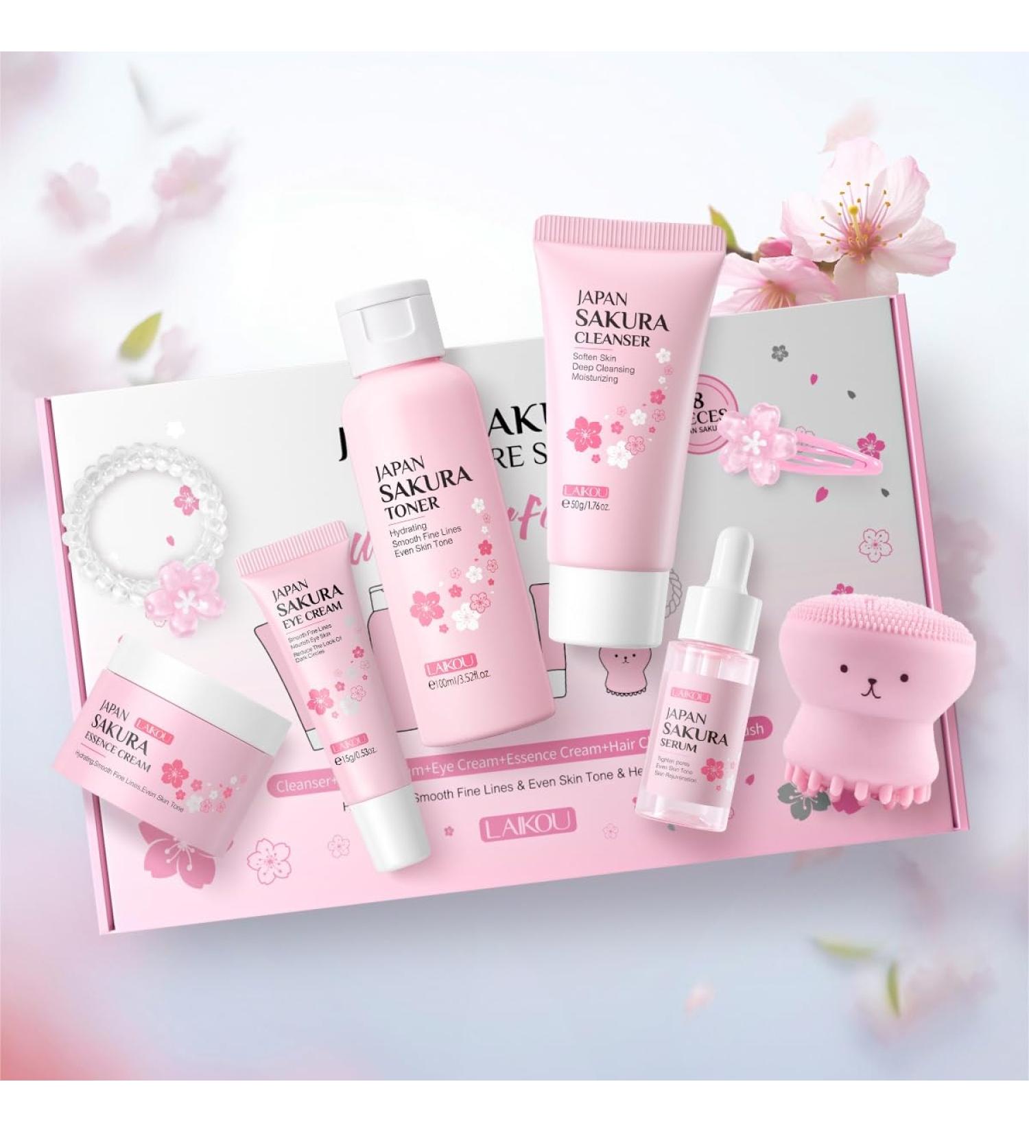 Ultimate Skin Care Set - Facial Cleanser Toner Serum Eye Cream & More | Shop Internationally - Buy Online on GoSupps.com