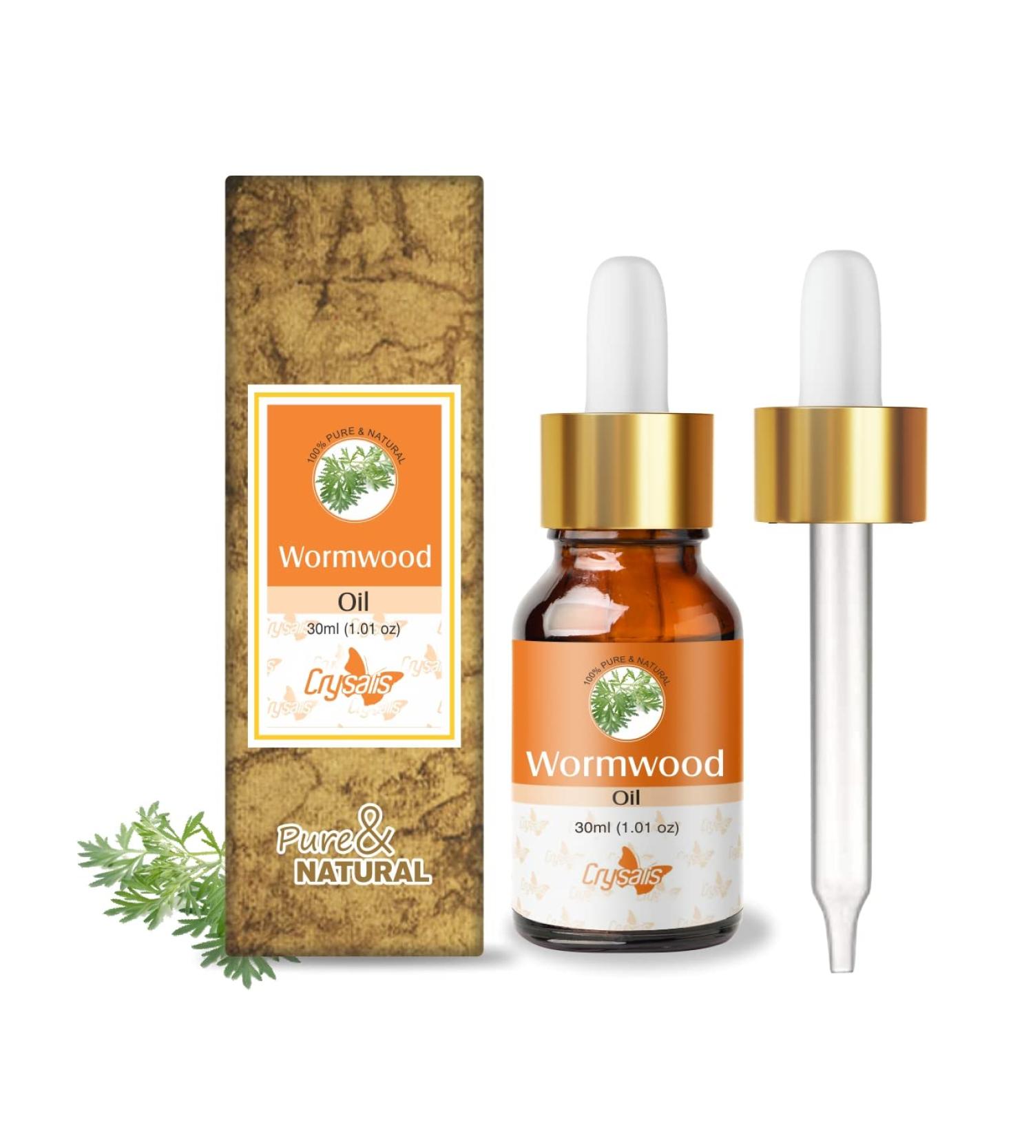 Buy Crysalis Wormwood Oil (Artemisia Absinthium L) - 1.01 Fl Oz (30ml) | Premium Quality International Shipping Available - Buy Online on GoSupps.com