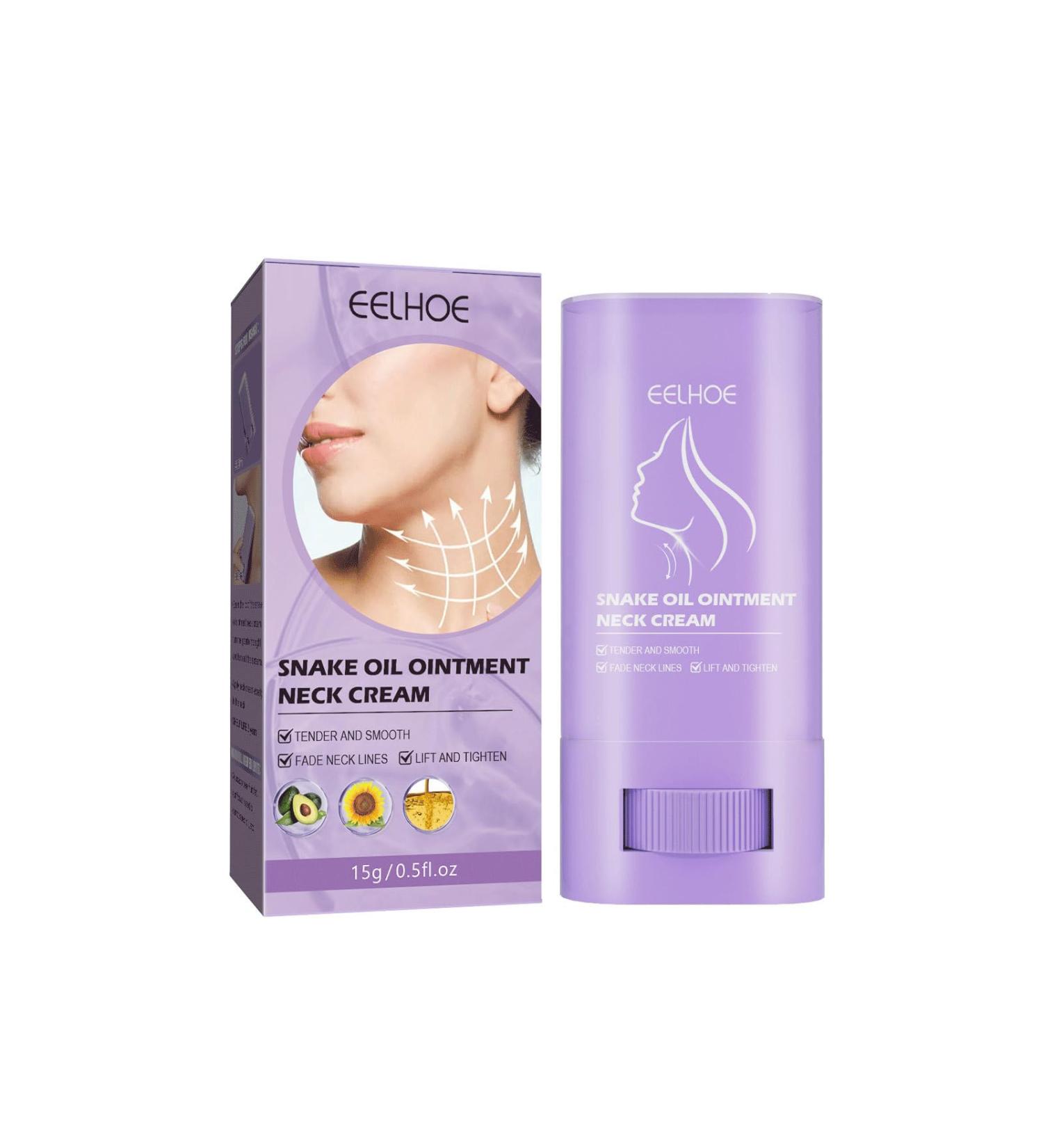 Neck Firming Cream for Tightening & Wrinkles | Anti-Aging & Lifting Formula | Nourishing & Firming Neck & Chest Cream for Double Chin | Sagging Neck Treatment - Easy to Use - Buy Online on GoSupps.com