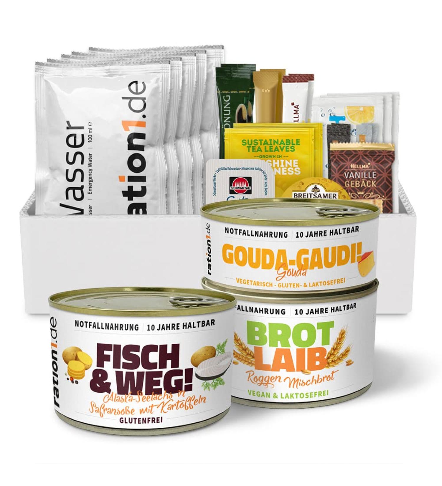 Buy Ration1 Long-Term EPA Alaska Pollock in Saffron Sauce with Potatoes - Gluten-Free Premium Daily Ration for International Shipping - Buy Online on GoSupps.com