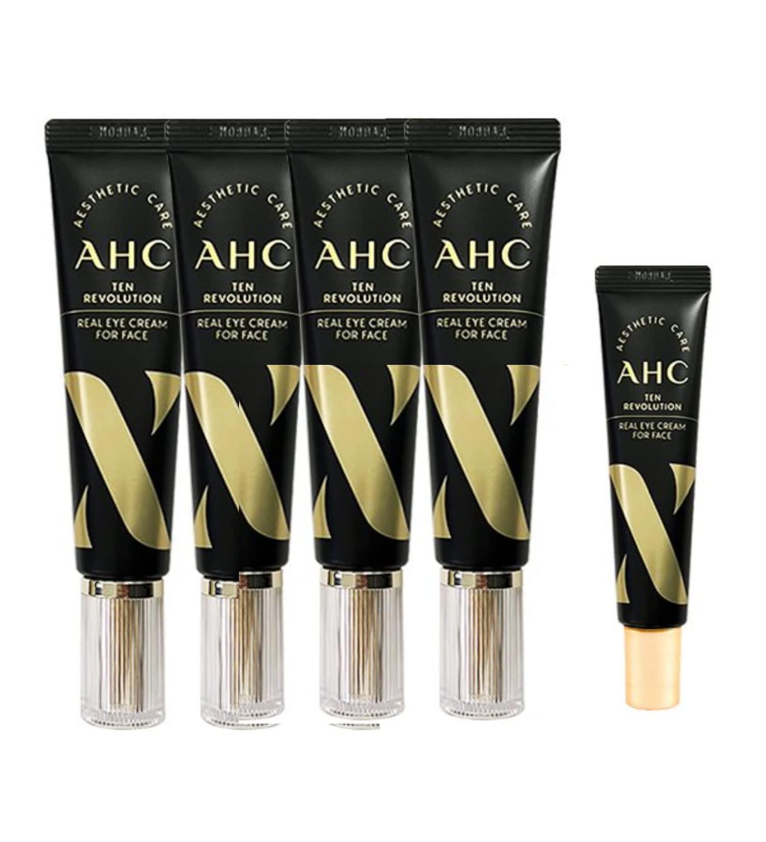 AHC TEN Revolution Real Eye Cream For Face Season 10 - 4 x 30ml & 12ml | Whitening - Buy Online on GoSupps.com