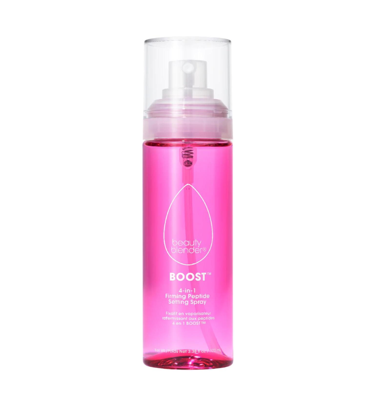 beautyblender Boost 4-in-1 Firming Peptide Setting Spray, Set Makeup Up to 18 hours, Plump & Hydrate Skin, While Blur Pores and Reduce Shine - Buy Online on GoSupps.com