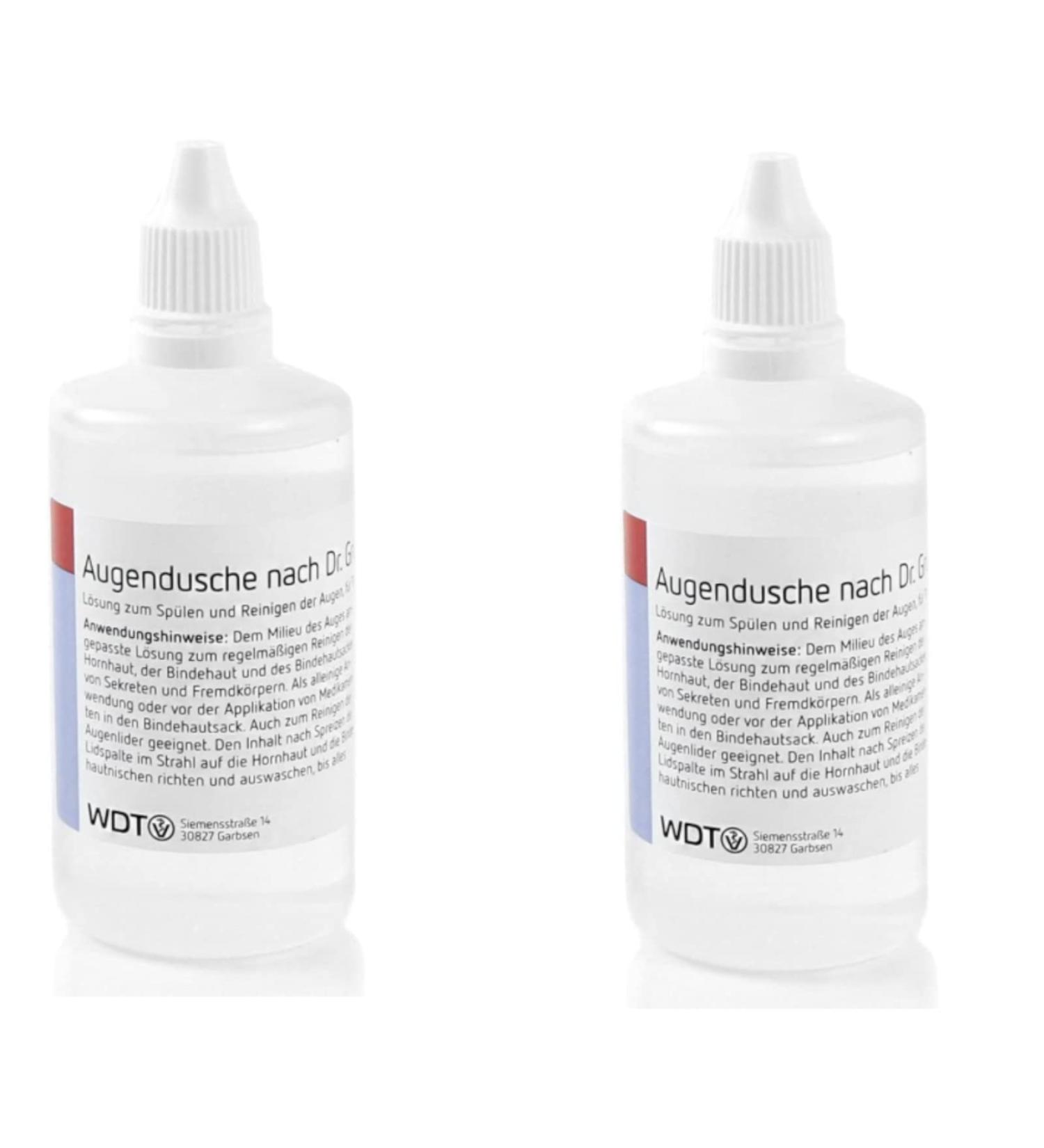 WDT AUGNUSCHEN Double Pack | 2 x 110 ml Eye Care for Animals | Gentle Eyelid Cleaning & Eye Milieu Adaptation - Buy Online on GoSupps.com