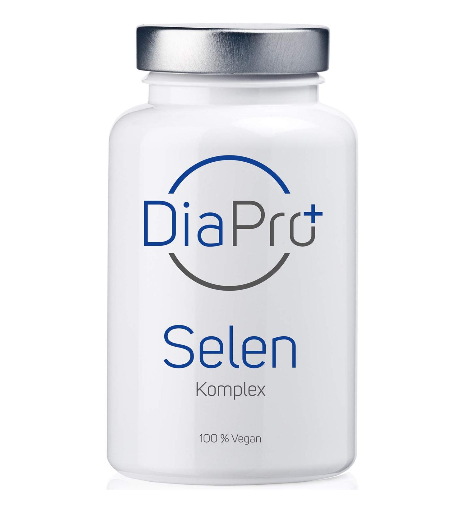 DiaPro Selenium Complex - High-Dose 200 mcg Vegan Tablets | 365 Tablets Lab Tested Annual Supply - Buy Online on GoSupps.com