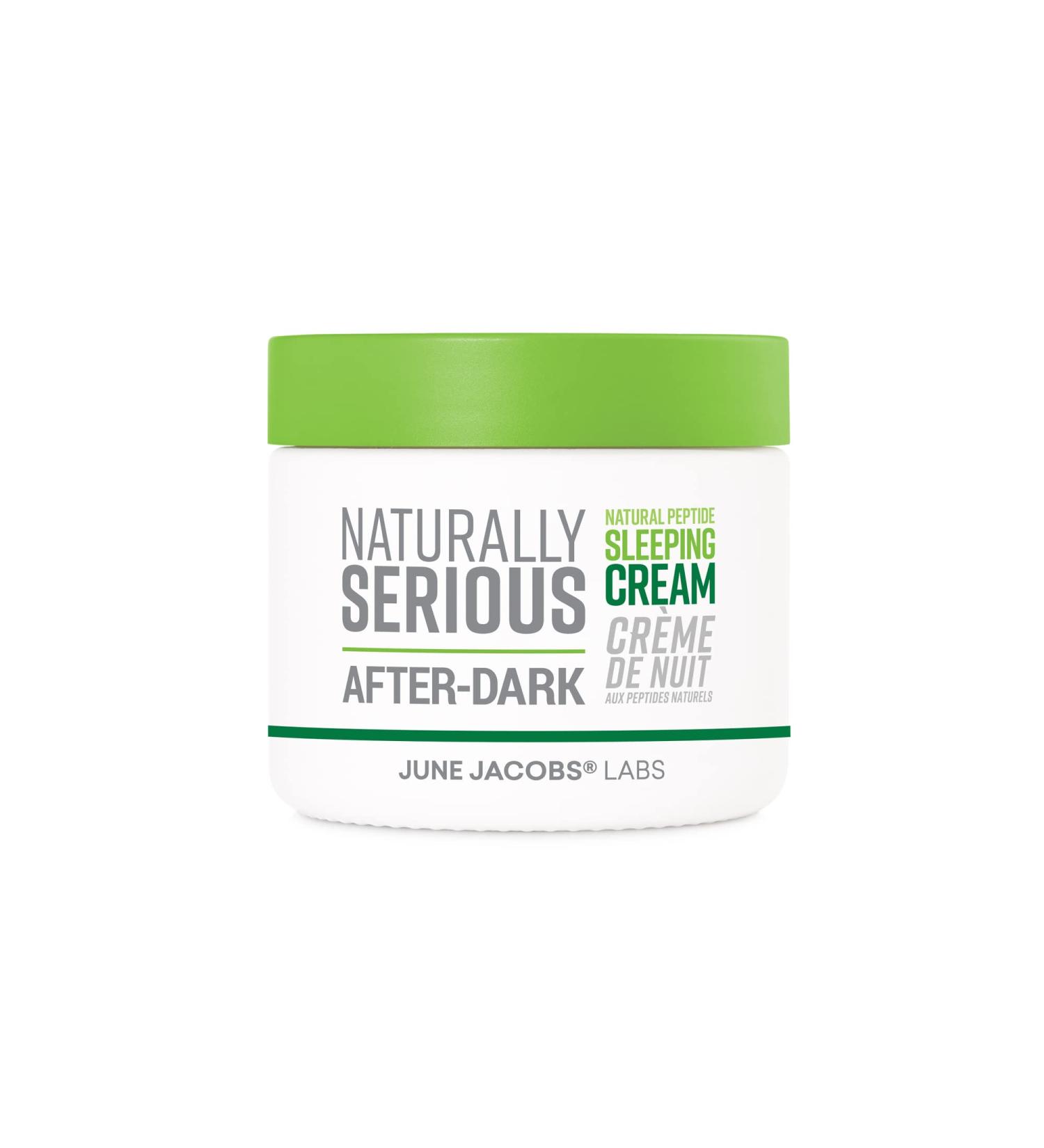 Naturally Serious After-Dark Natural Peptide Sleeping Cream | Anti-Aging Vegan Night Cream | Cruelty-Free Skincare for Global Shipping - Buy Online on GoSupps.com
