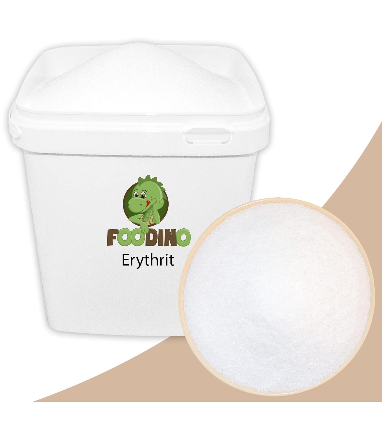Erythritol Sugar Substitute - 2.5kg Calorie-Free Natural Sweetener | Foodino | Diabetic & Tooth-Friendly Alternative - Buy Online on GoSupps.com