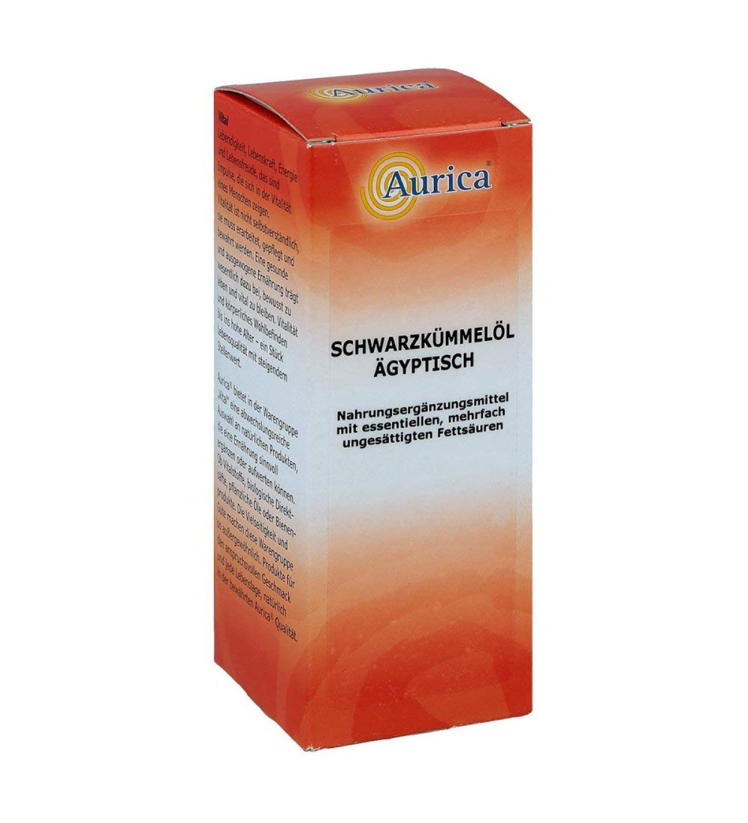 Black Cumin Oil Aurica 100 ml - Pure Cold Pressed Organic & Natural | International Shipping Available - Buy Online on GoSupps.com