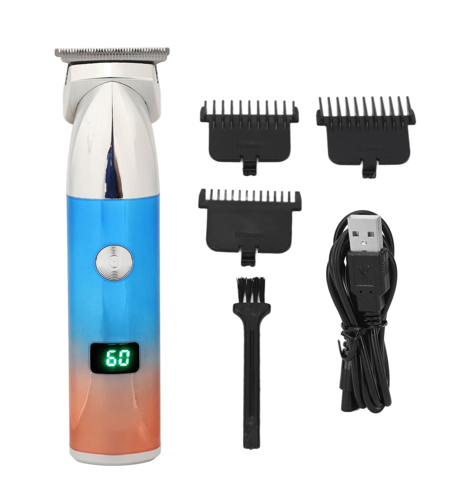 Electric Hair Clipper LED Display USB Rechargeable Hair Grooming Trimmer with Accurate Blades 3 Guide Combs and Powerful Motor for Men's Haircutting Beard Trimming and - Buy Online on GoSupps.com