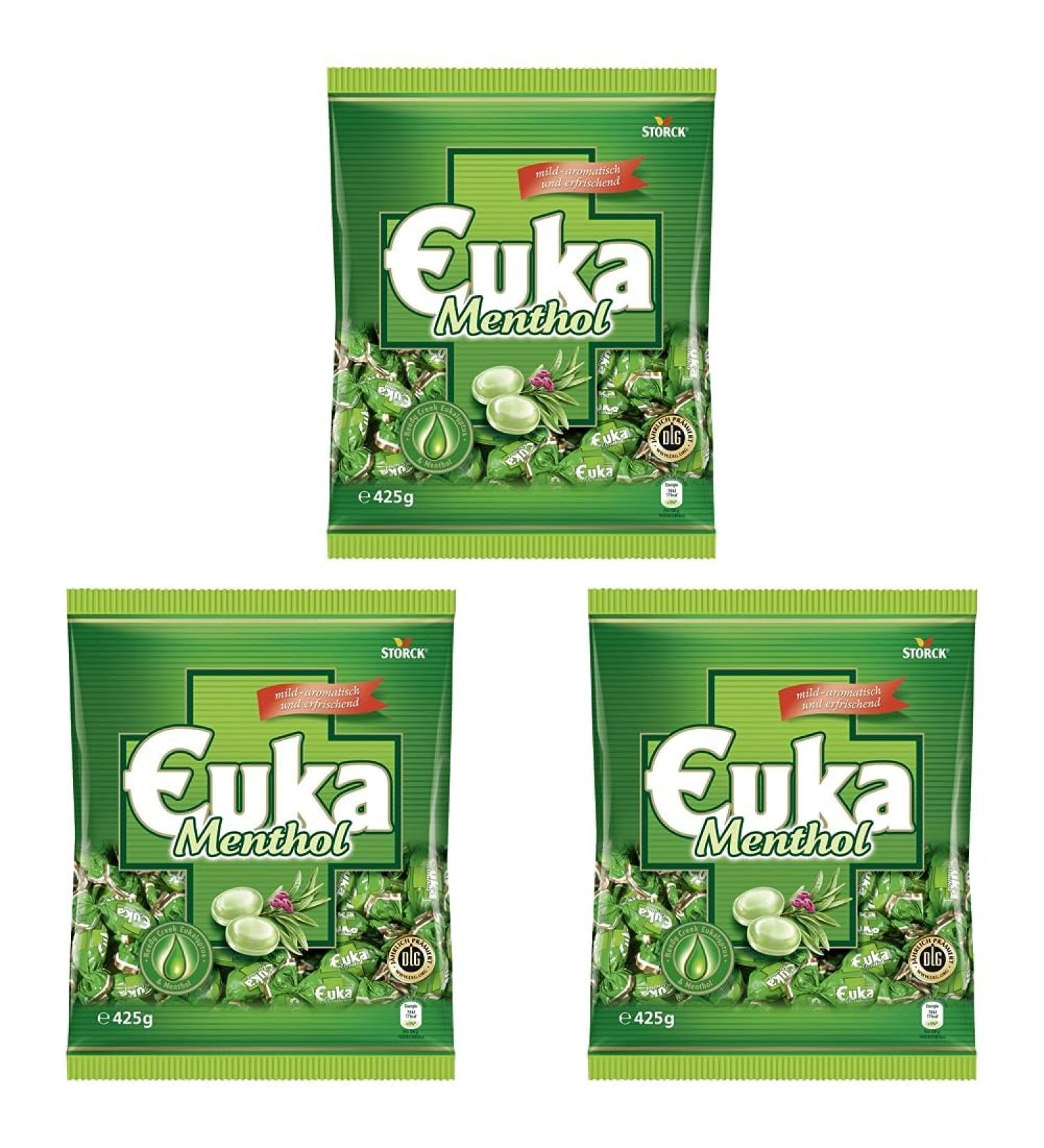 Buy Colorful World Euka Menthol Bonbons - 3 x 425g Eucalyptus Candy | International Shipping Available - Buy Online on GoSupps.com