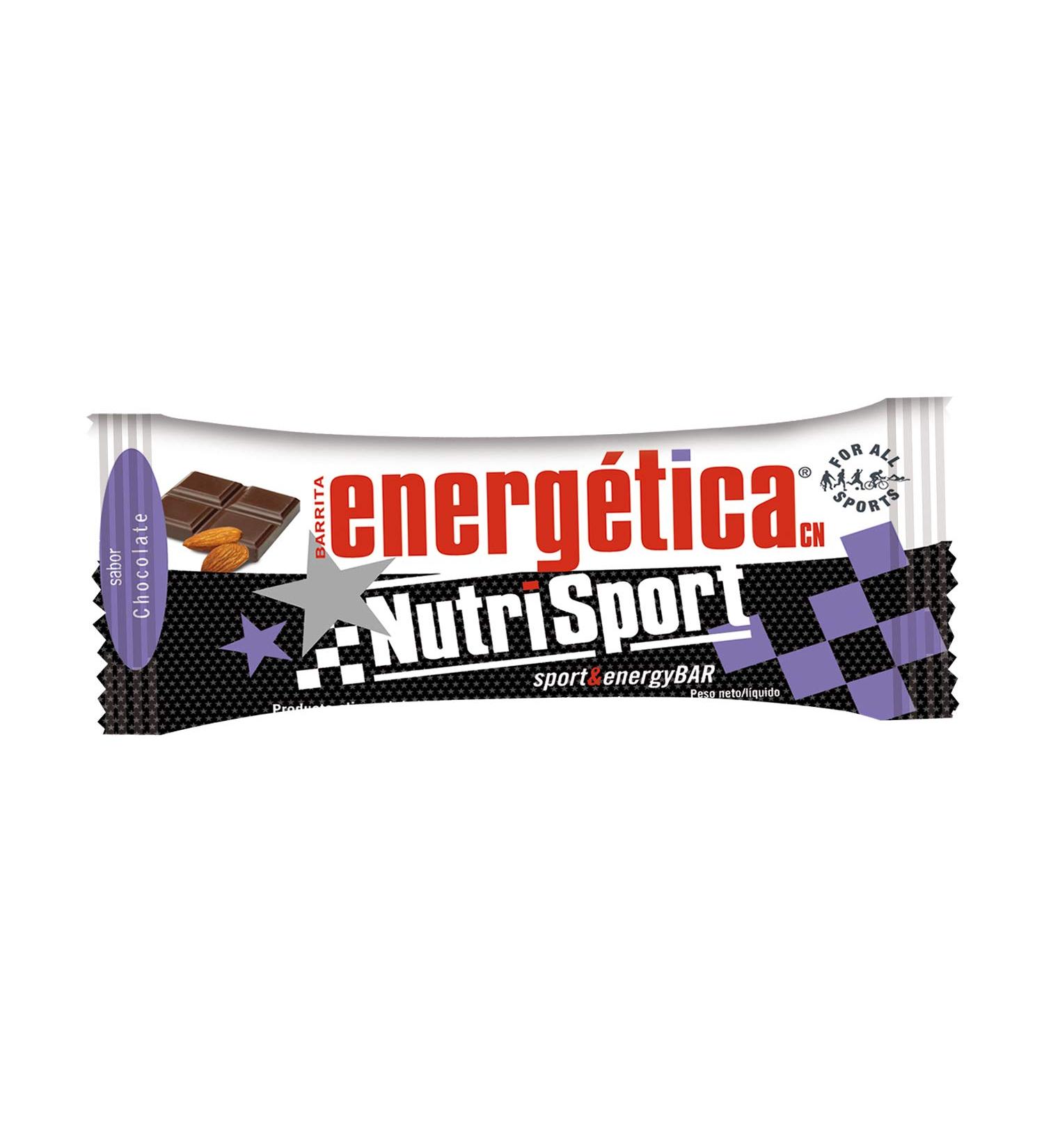 Nutrisport Nutrisport Energy Bar 24 x 44g Chocolate - Buy Online on GoSupps.com