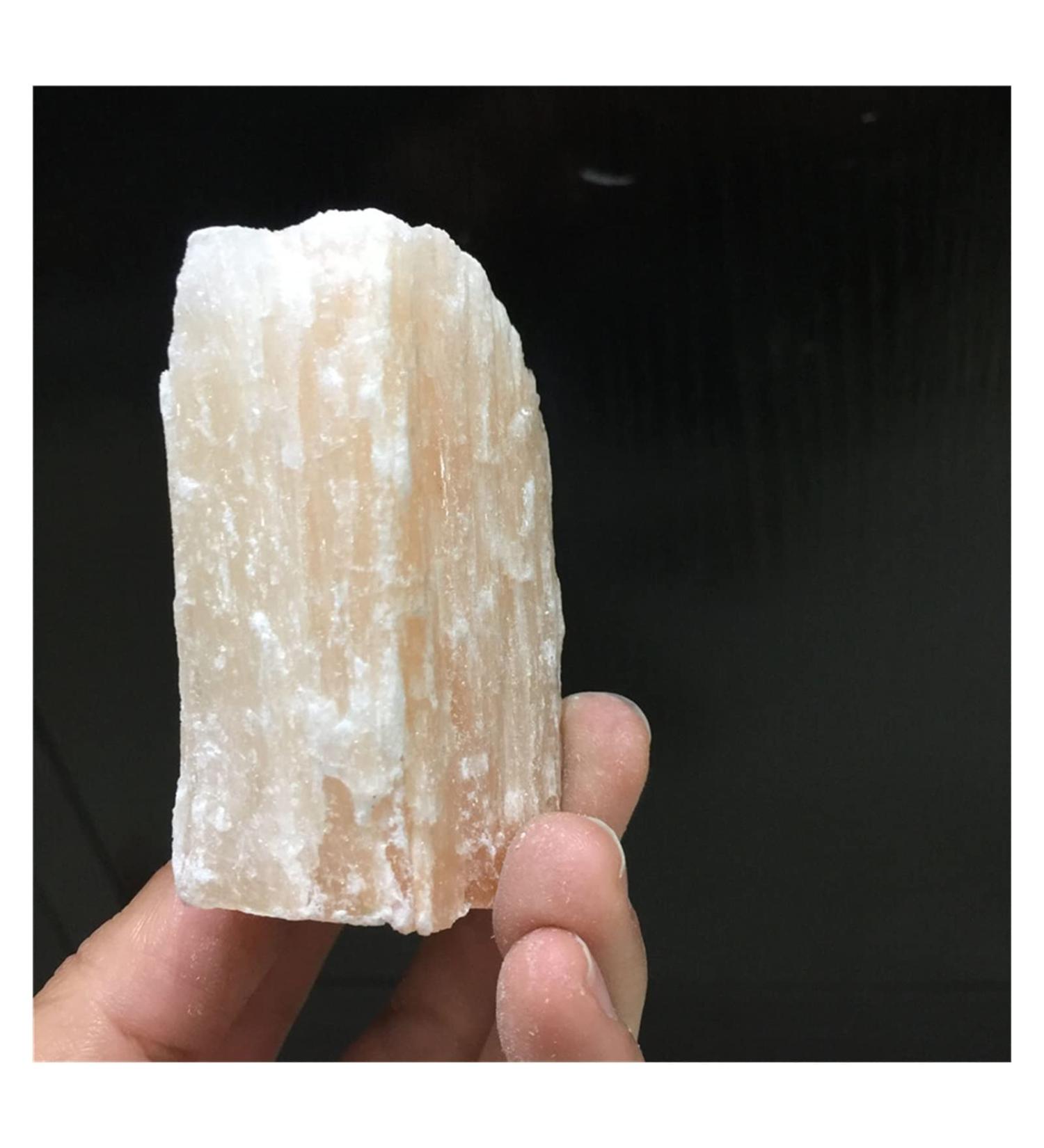 Natural Crystal Rough 1pcs Natural Orange Gypsum Rough Stone & Mineral Reiki Healing Crystal Gemstone Specimen for Home Decor - Buy Online on GoSupps.com