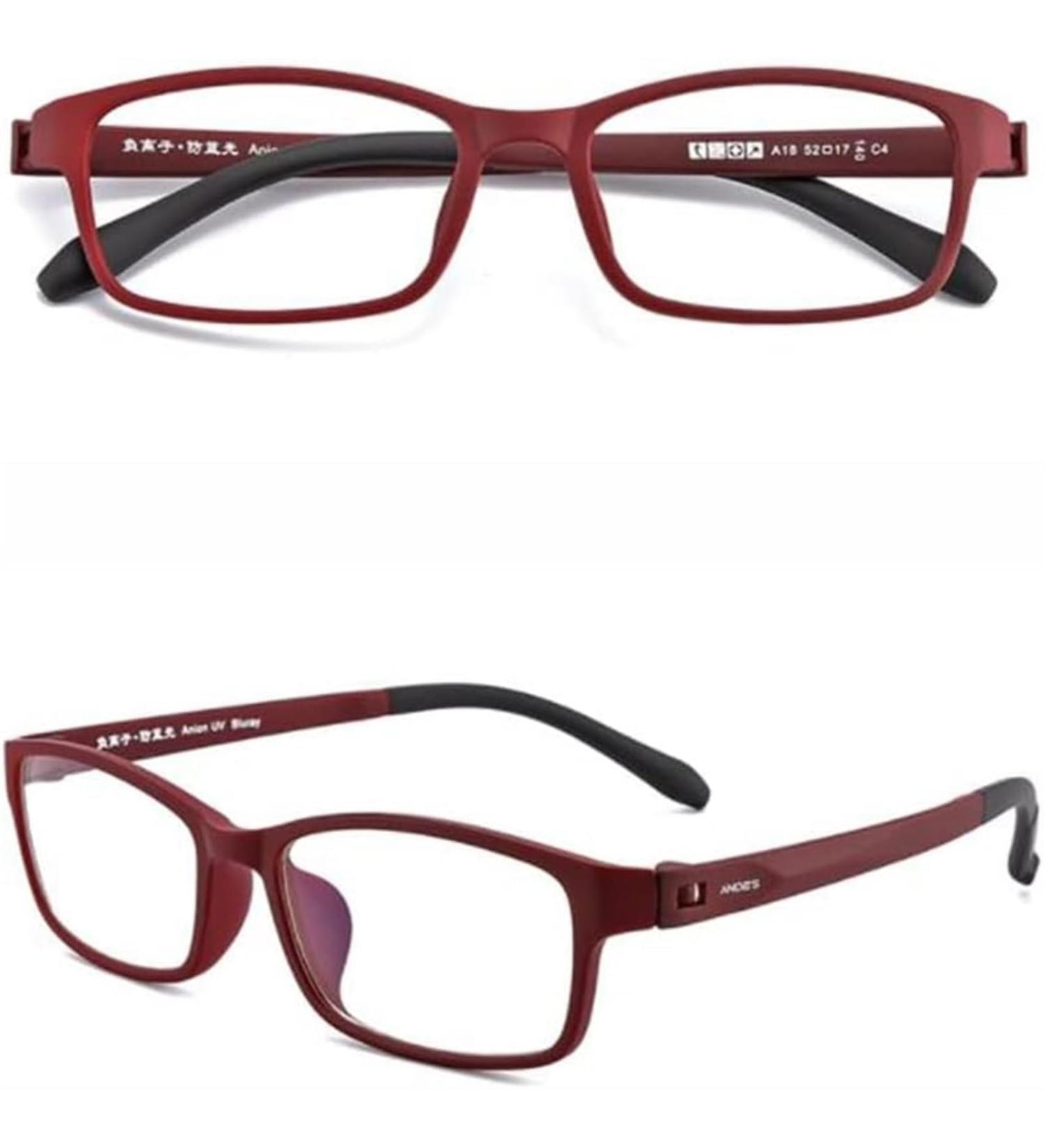 Buy Reading Glasses | Light Blocking Blue Light Eyeglasses | Ultralight TR90 Computer Readers - 2 Red - Buy Online on GoSupps.com