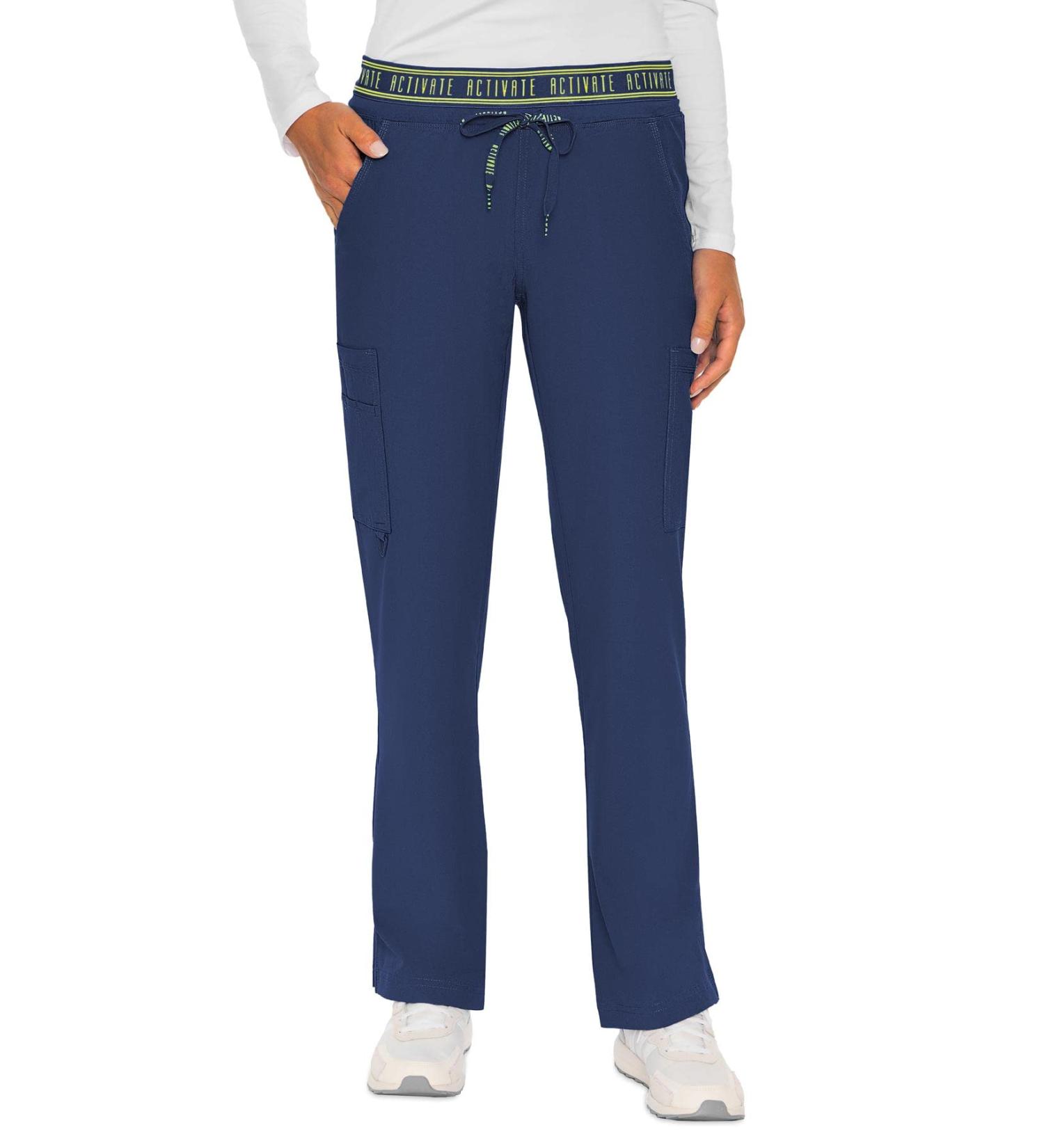 Med Couture Women's Activate Collection Flow Cargo Pants - Medium Navy - Buy Online on GoSupps.com