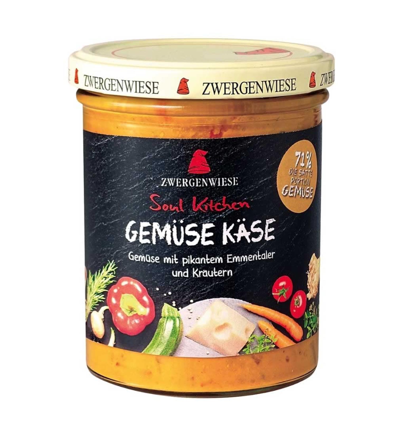 Zwergenwiese Soul Kitchen "Vegetables & Cheese" (370g) - Organic