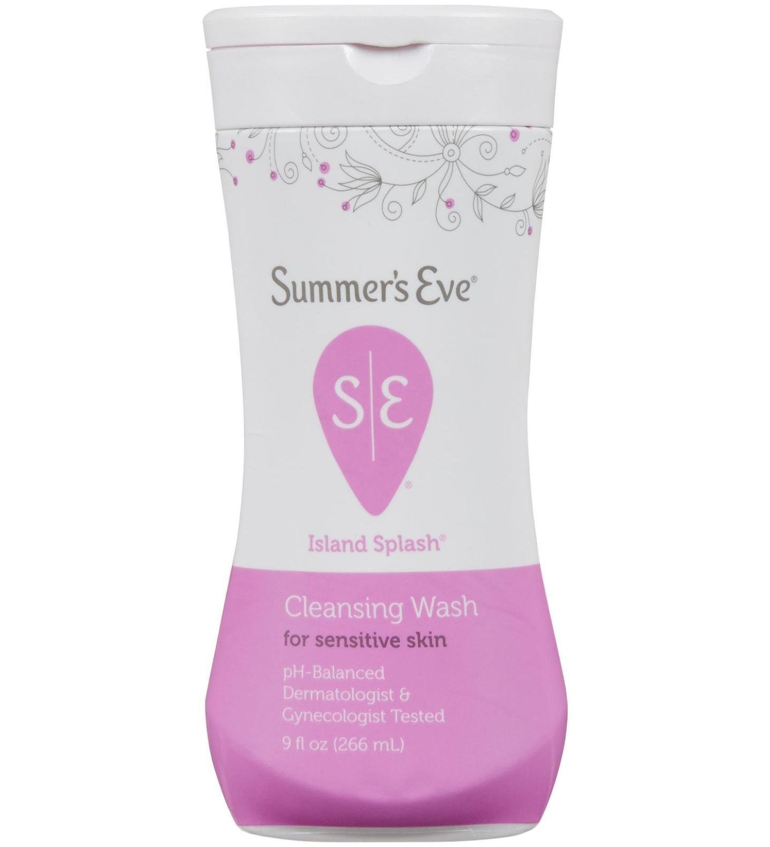 Summer's Eve Feminine Cleansing Wash for Sensitive Skin | Island Splash 9 fl oz | 1-Unit