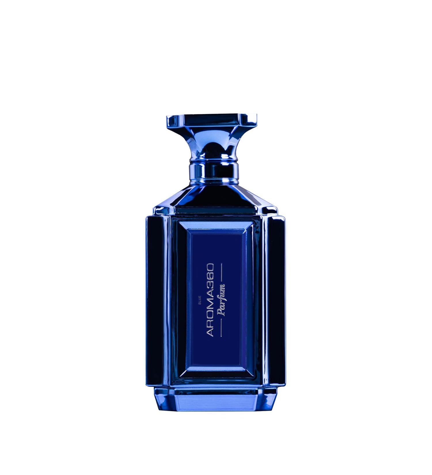 Aroma360 Parfum - Men's Cologne & Women's Perfume - Unisex Eau de Parfum - Luxurious Fragrance Oil - Scents Include Amber Santal Iris & Oud Wood - Blue 100mL/3.38 fl oz Blue 3.4 Fl Oz (Pack of 1)