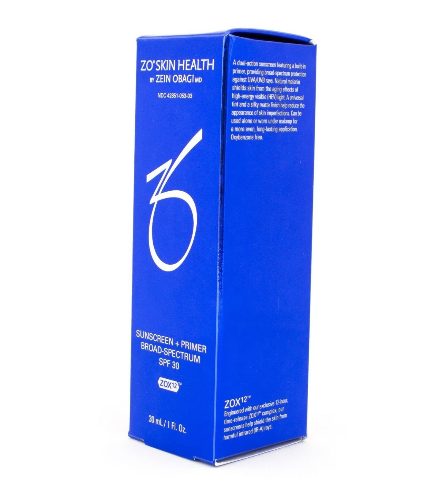 ZO Skin Health Oclipse Sunscreen Primer SPF 30 1oz/30ml - Daily Protection and Skin-Perfecting Formula - Buy Online on GoSupps.com