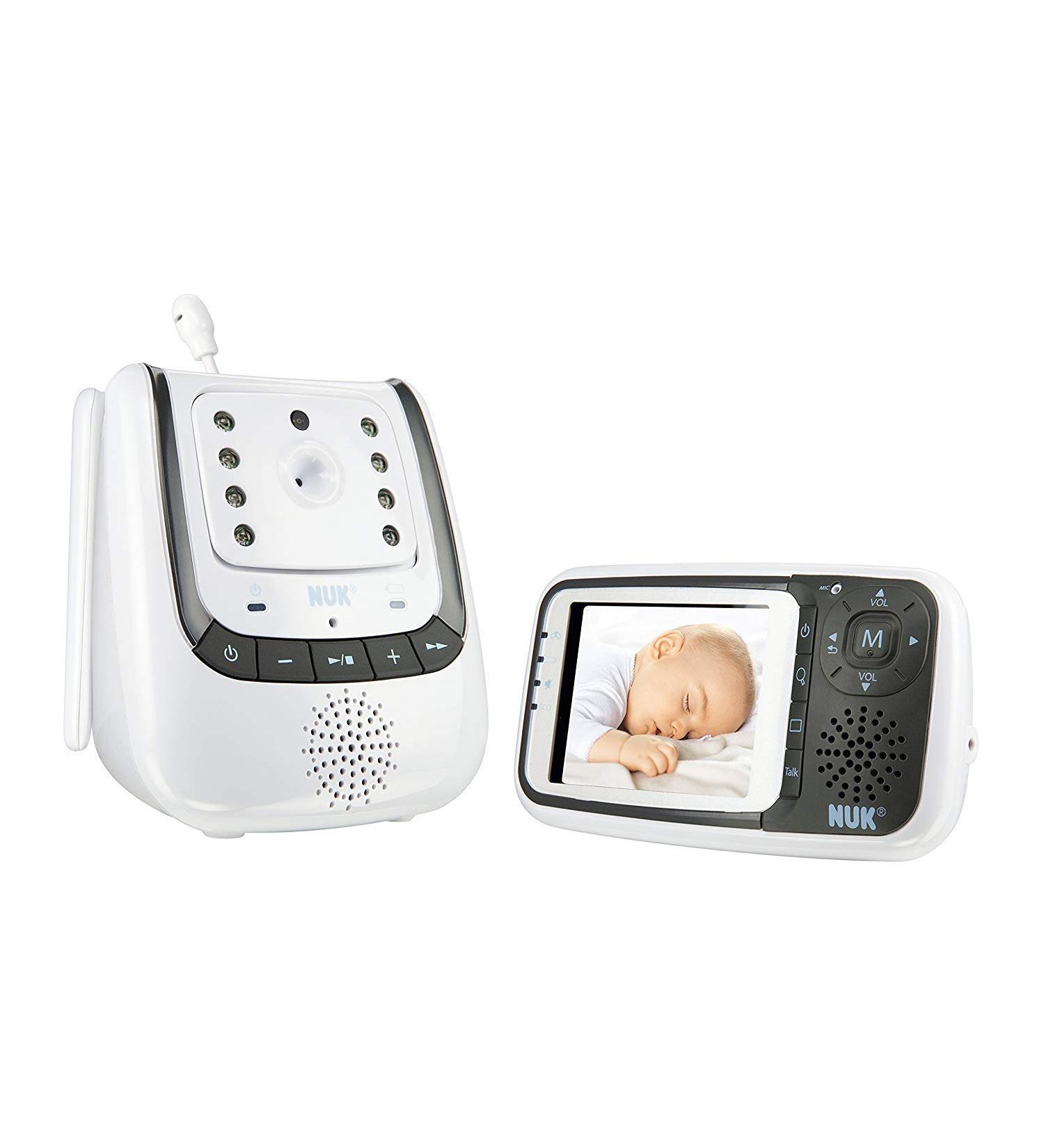 NUK Baby Monitor with Camera & Intercom | Eco Control+ Video Temp Sensor & Radiation-Free - Buy Online on GoSupps.com