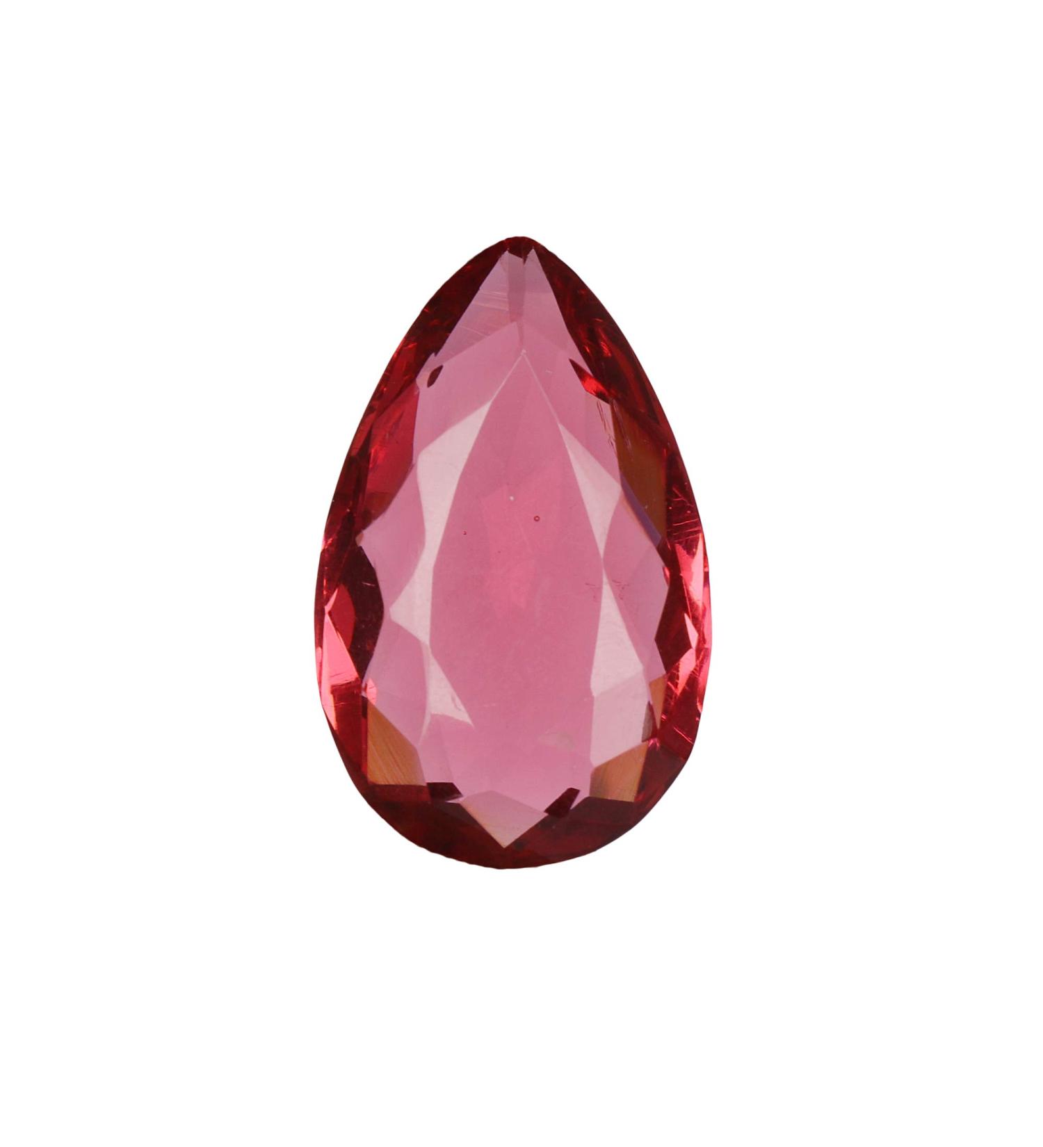 Buy REAL-GEMS 80.25 Ct Pink Tourmaline Pear Shaped Healing Crystal - International Shipping Available - Buy Online on GoSupps.com