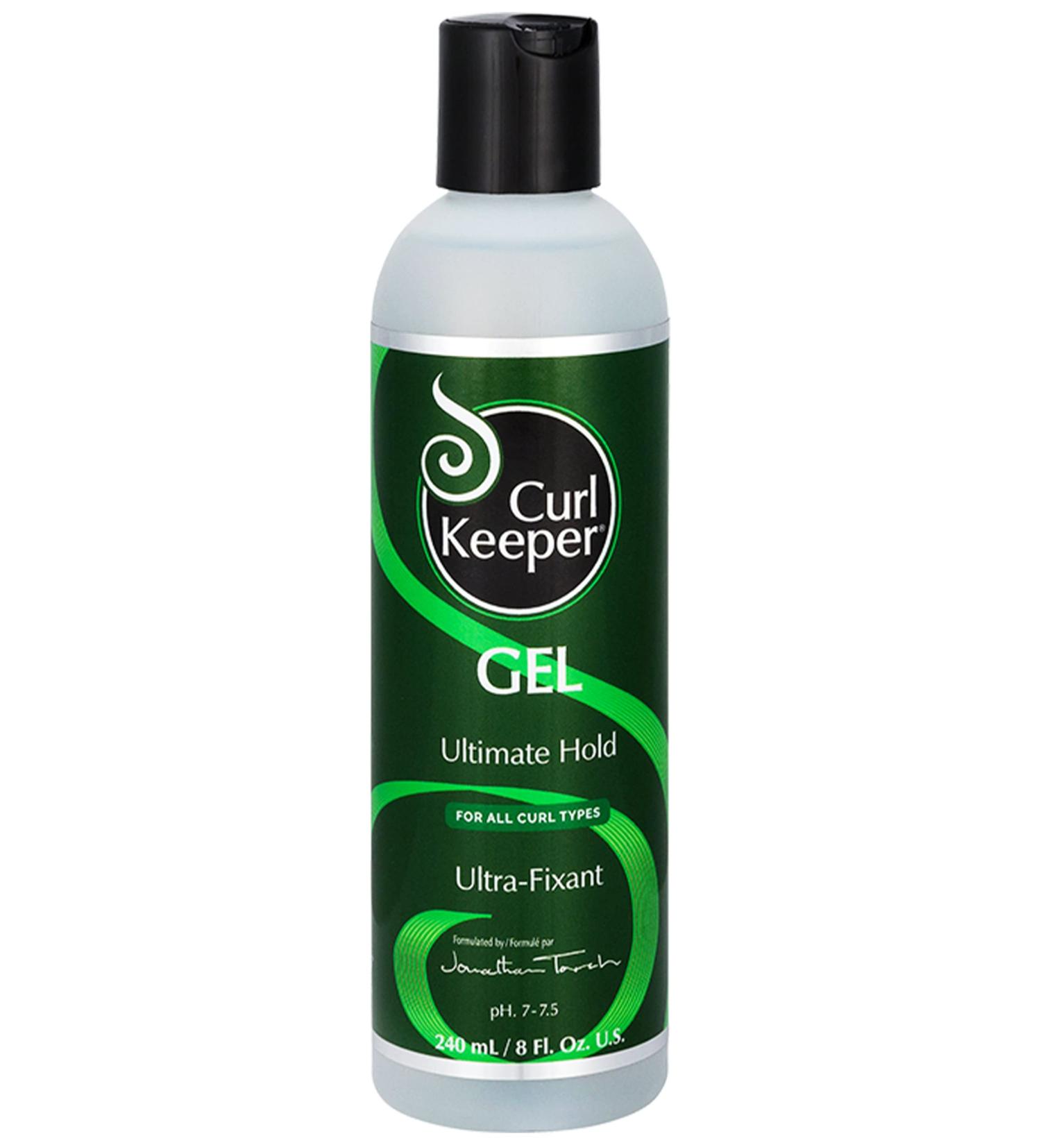 Curl Keeper Gel - 8oz Ultimate Hold Power with Frizz Control for All Hairstyles - Buy Online on GoSupps.com