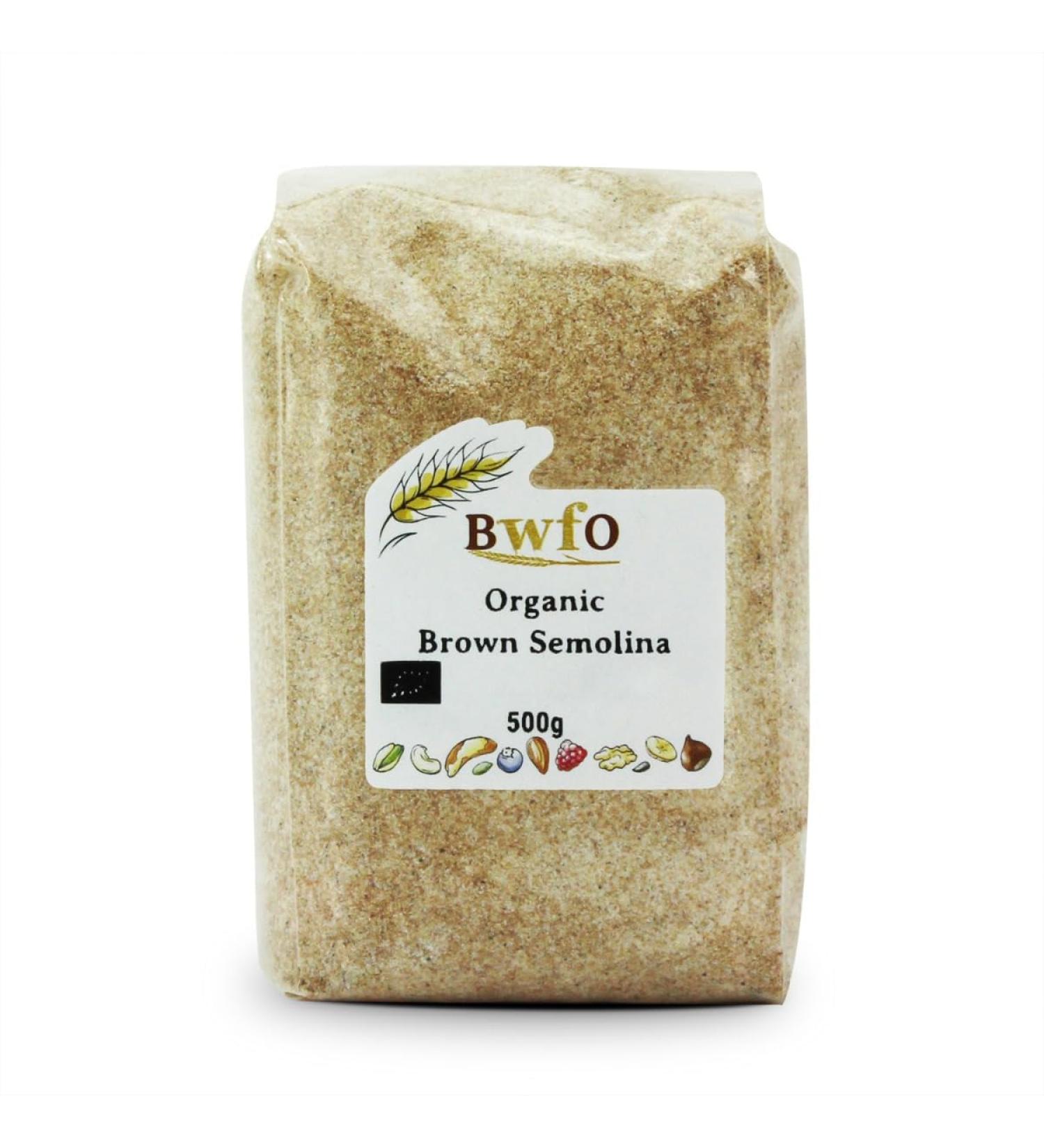 Organic Brown Semolina 500g (BWFO)