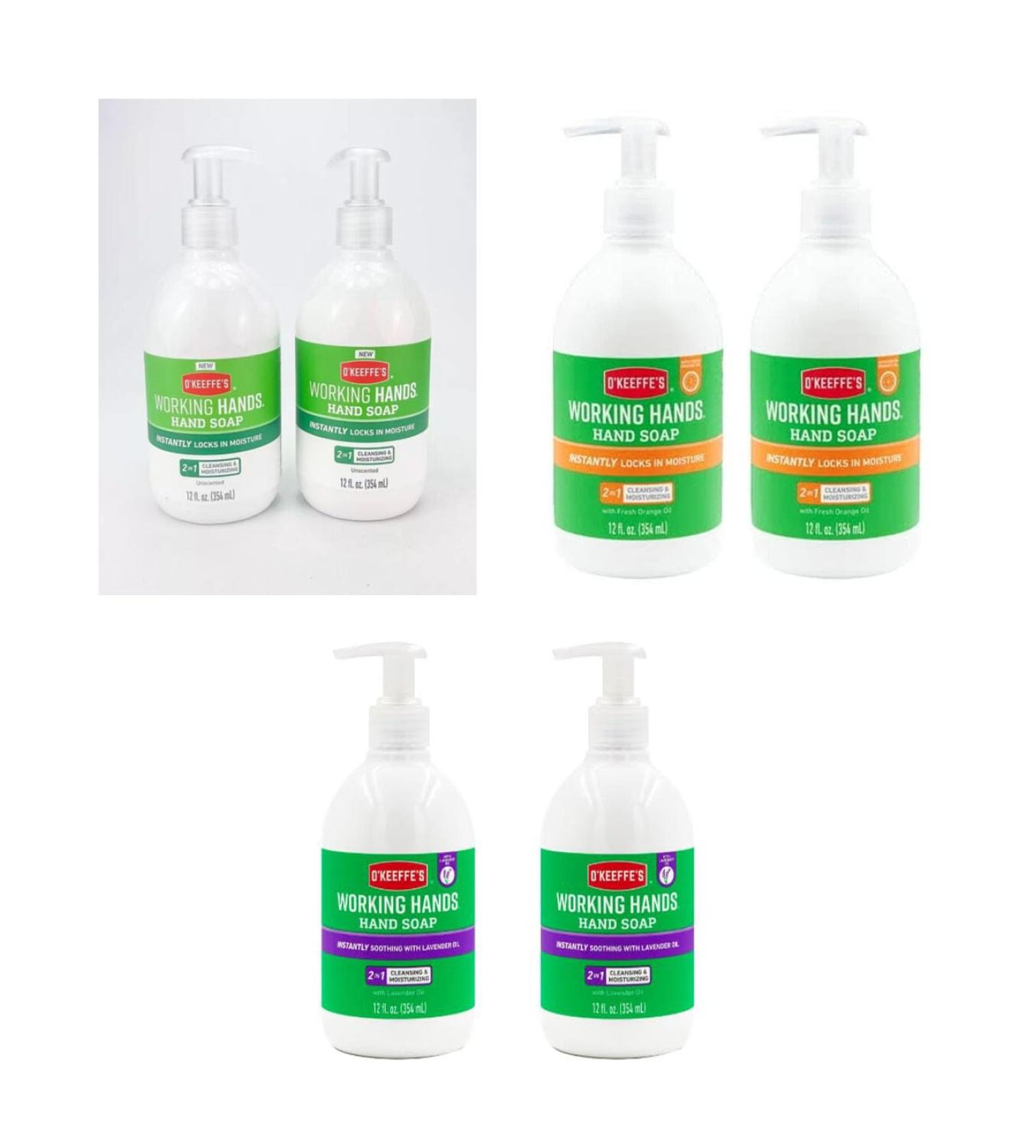 Buy Working Hands Hand Soap - Lavender Orange & Unscented - 12 fl oz (2-Pack) | International Shipping Available - Buy Online on GoSupps.com
