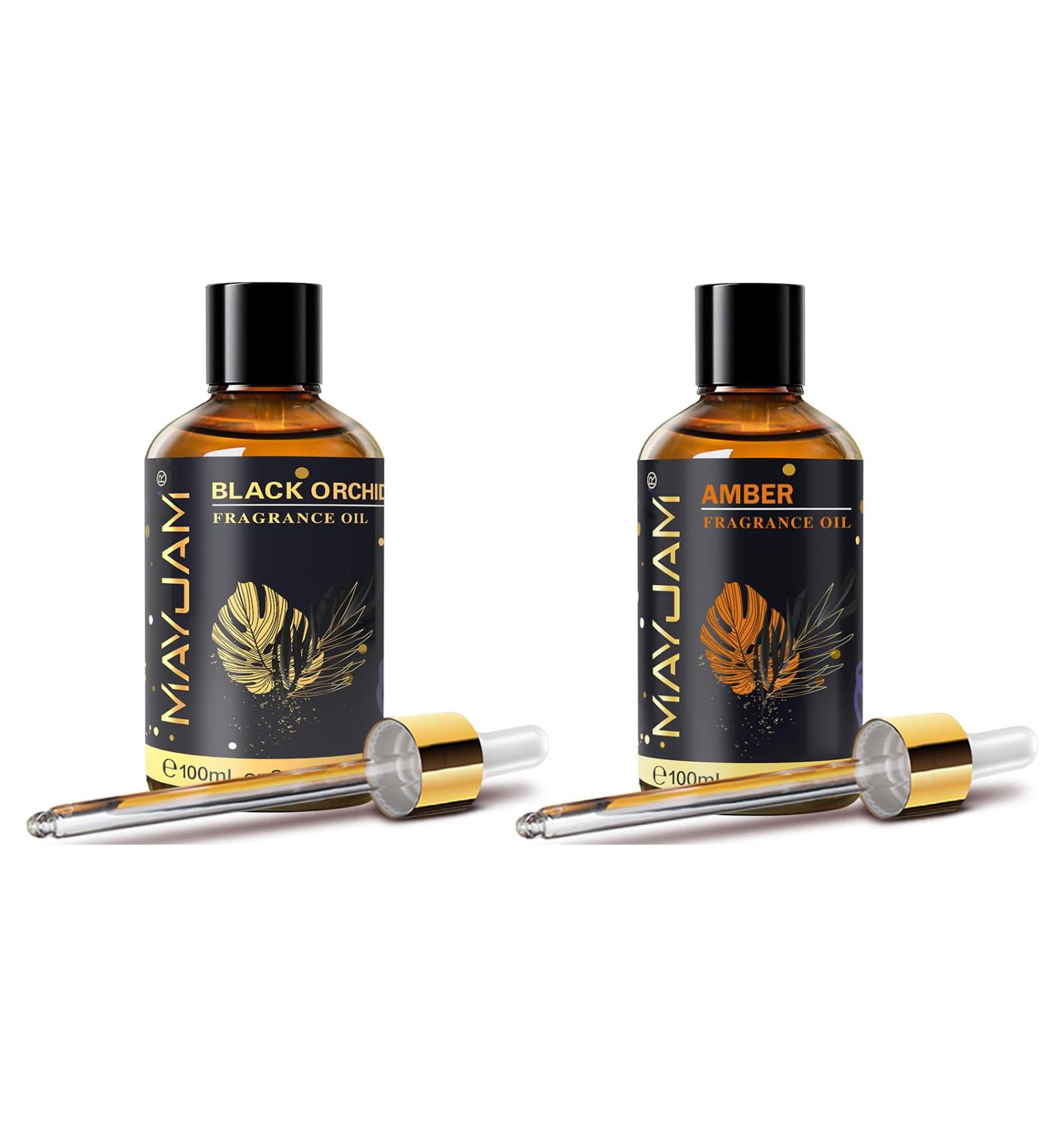 MAYJAM 100ML Black Orchid and Amber Fragrance Oils Essential Oils - Buy Online on GoSupps.com