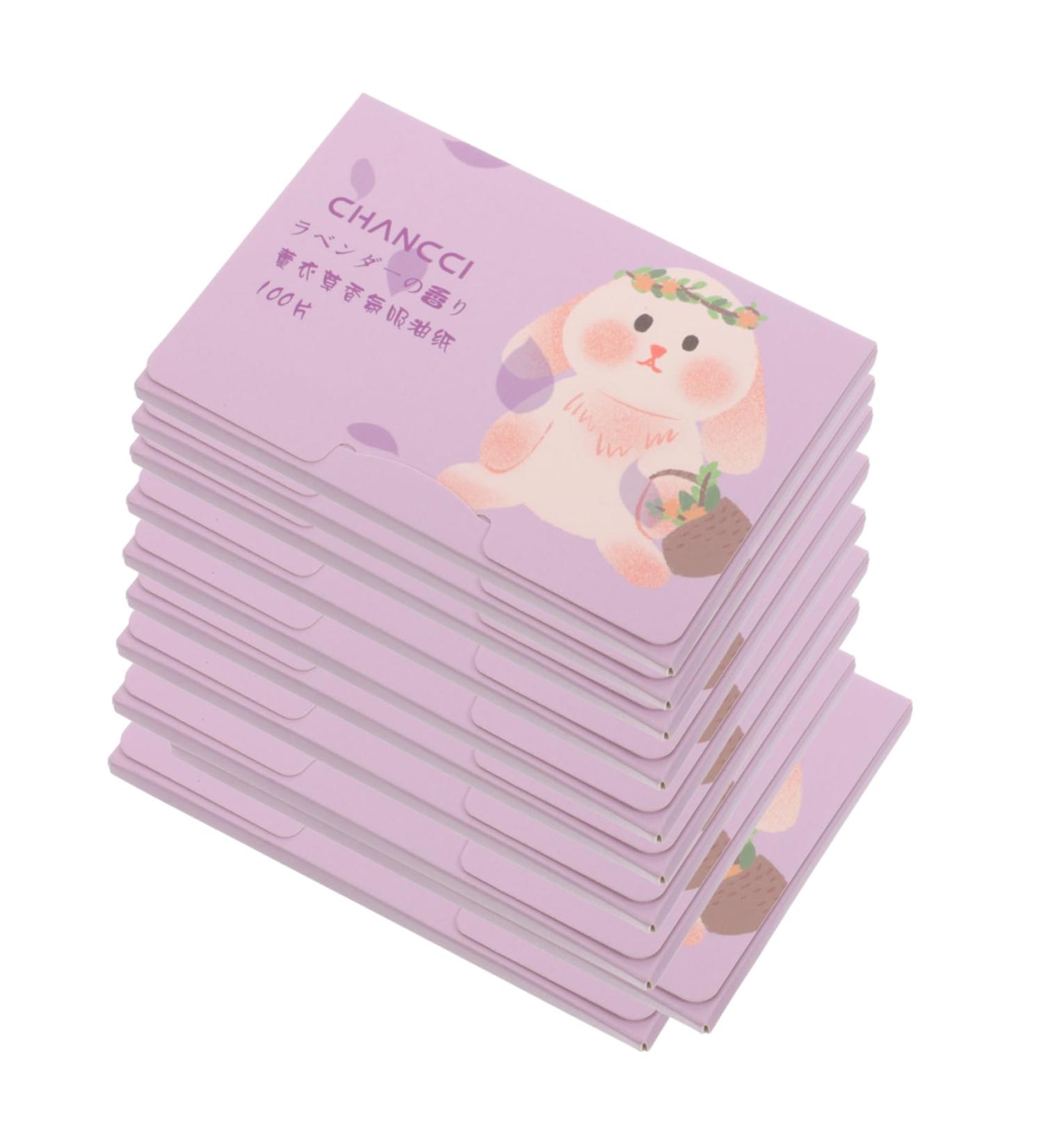 Angoily 30 Boxes Oil Blotting Paper Facial Blotting Paper Facial Paper Handy Oil Skin Care Accessories Oil Skin Wipes Makeup Blotting Paper Oil Control Film Rice Paper Purple Miss Portable - Buy Online on GoSupps.com