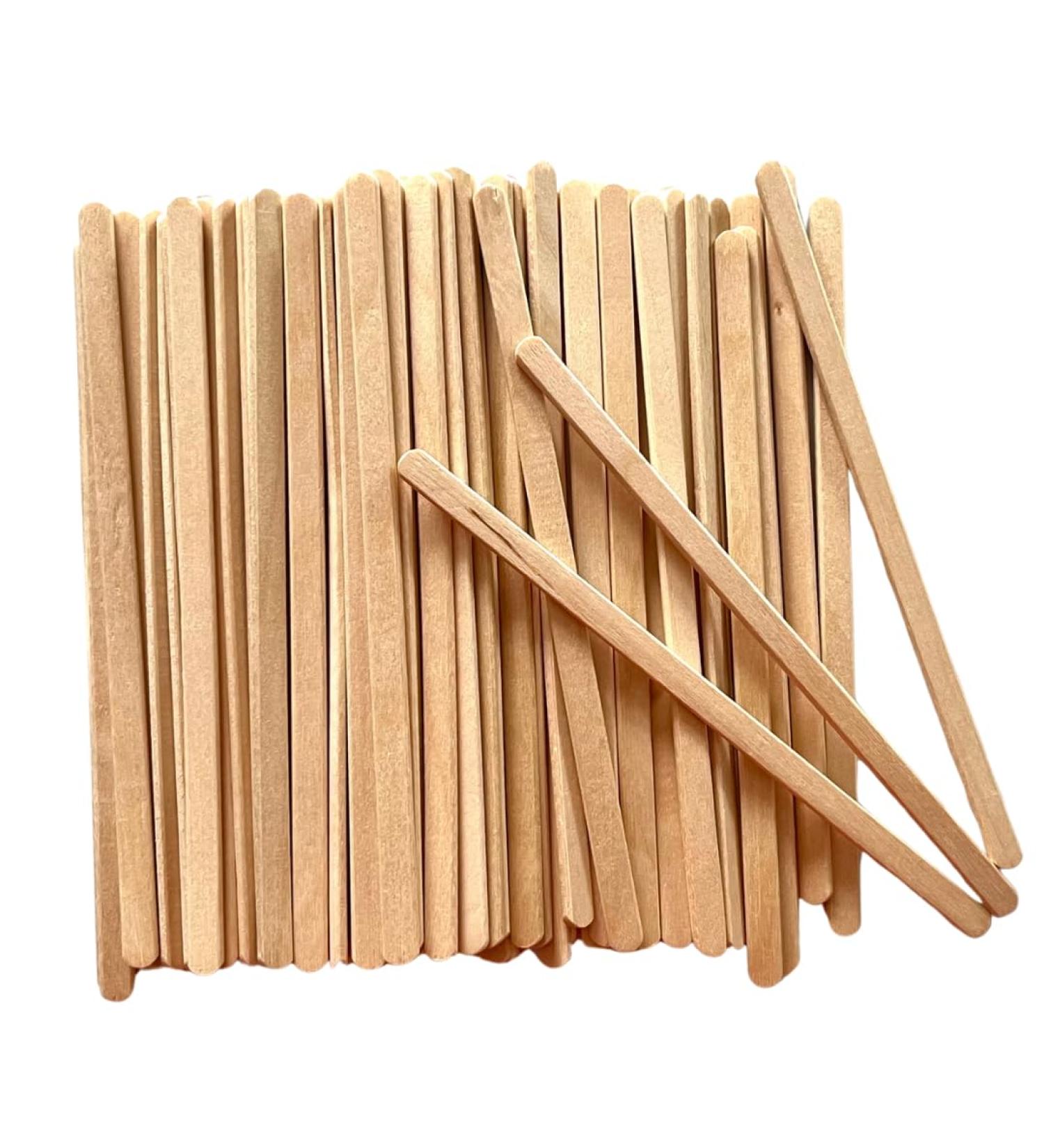 Vanity UK Brow Waxing Sticks 500 Pcs Salon Professional Quality Slim Mini Disposable Eyebrow Wooden Spatulas Wax Applicator for Lip Nose Hair Removal - Buy Online on GoSupps.com