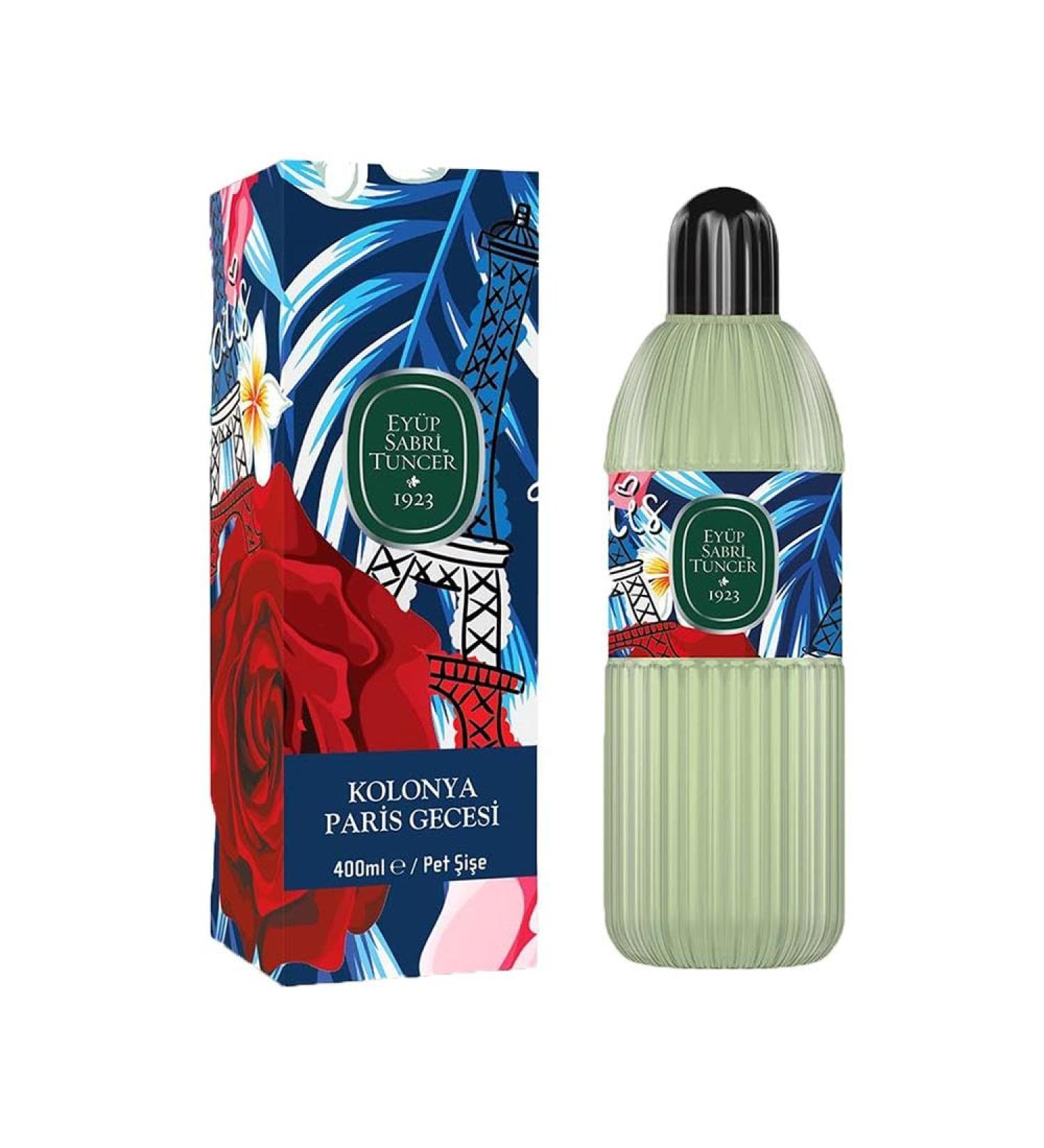 Ey p Sabri Tuncer Paris Gecesi Kolonya Eau de Cologne "Parisian Night" Fragrance Water 400 ml - Buy Online on GoSupps.com