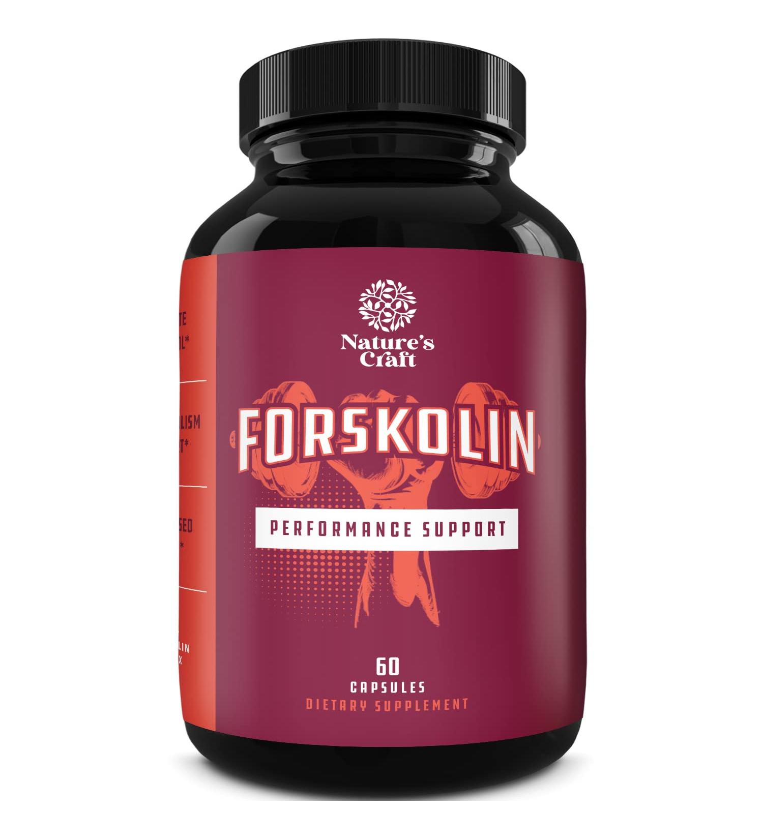 Max Strength Forskolin Weight Loss Supplement - Fast Acting Diet Pills for Men and Women | Natural Appetite Suppressant, Fat Burner, Muscle Builder, Energy Booster | 60 Veggie Capsules - Buy Online on GoSupps.com