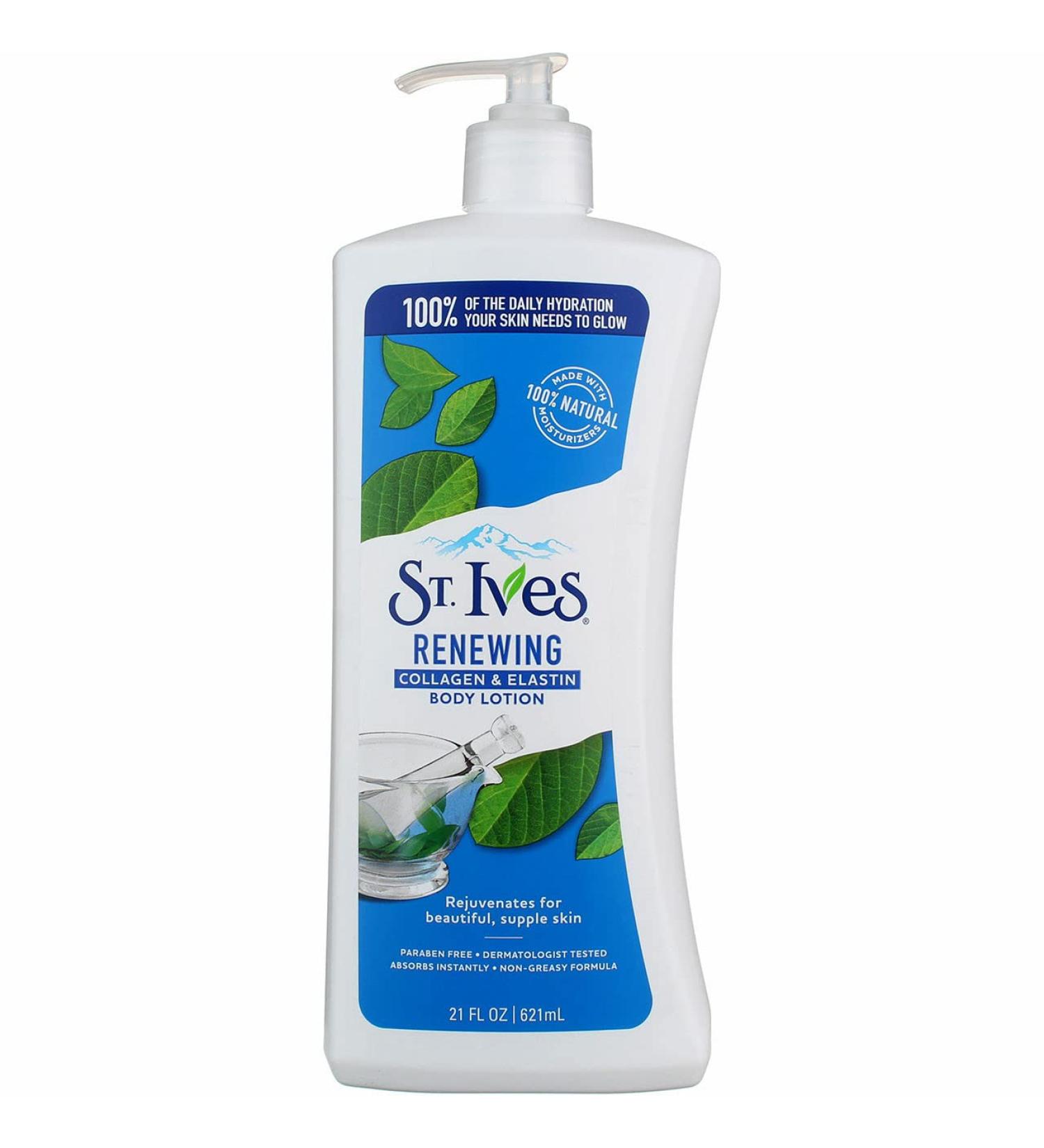 St. Ives Renewing Collagen & Elastin Body Lotion 21 fl oz - Hydrating Skin Care - Buy Online on GoSupps.com