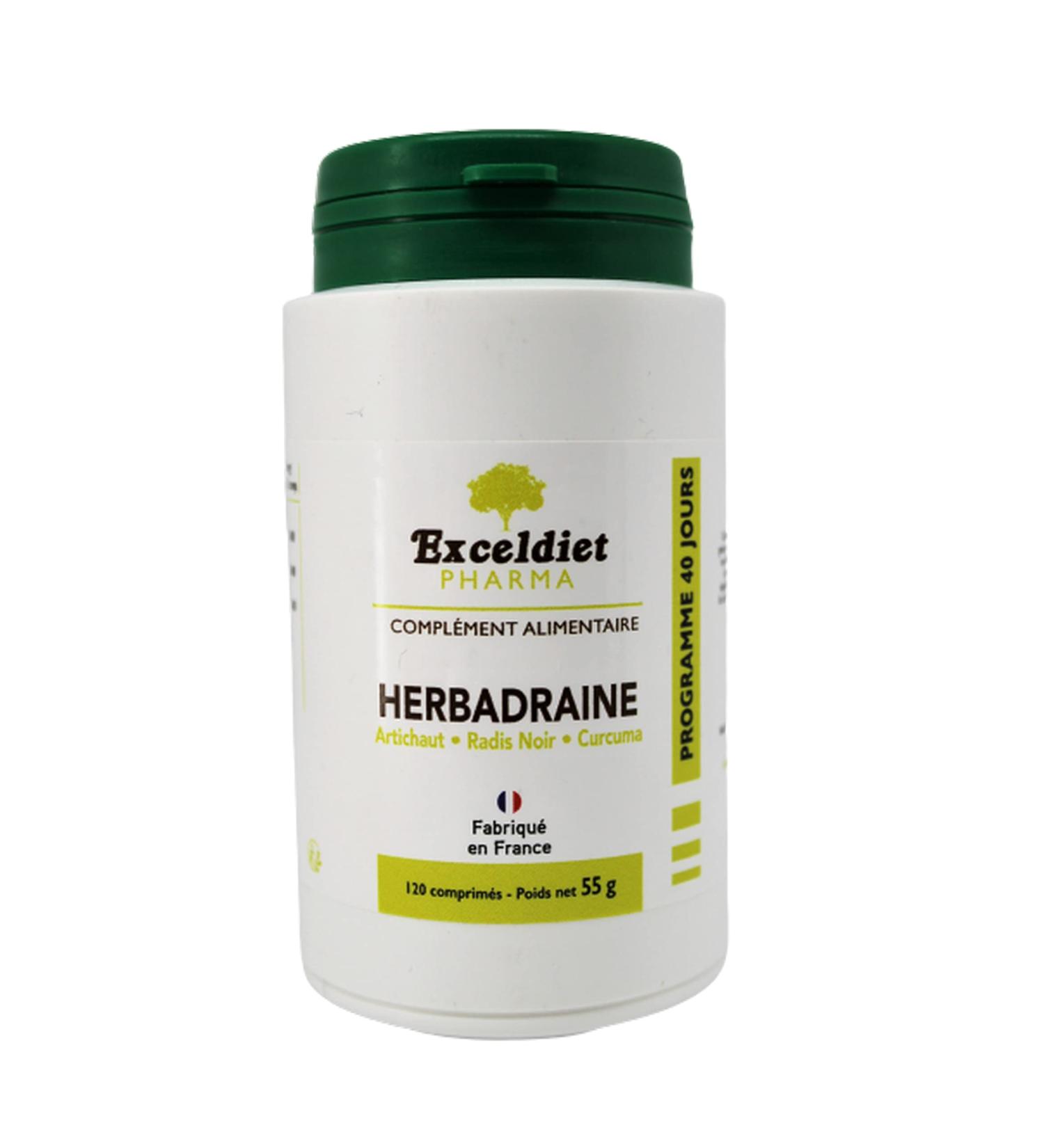 Detox Liver Artichoke and Black Radish - Turmeric - Natural Toxin Elimination - 120 Vegan Tablets - Liver Wellness - EXCELDIET PHARMA - Made in France - Buy Online on GoSupps.com