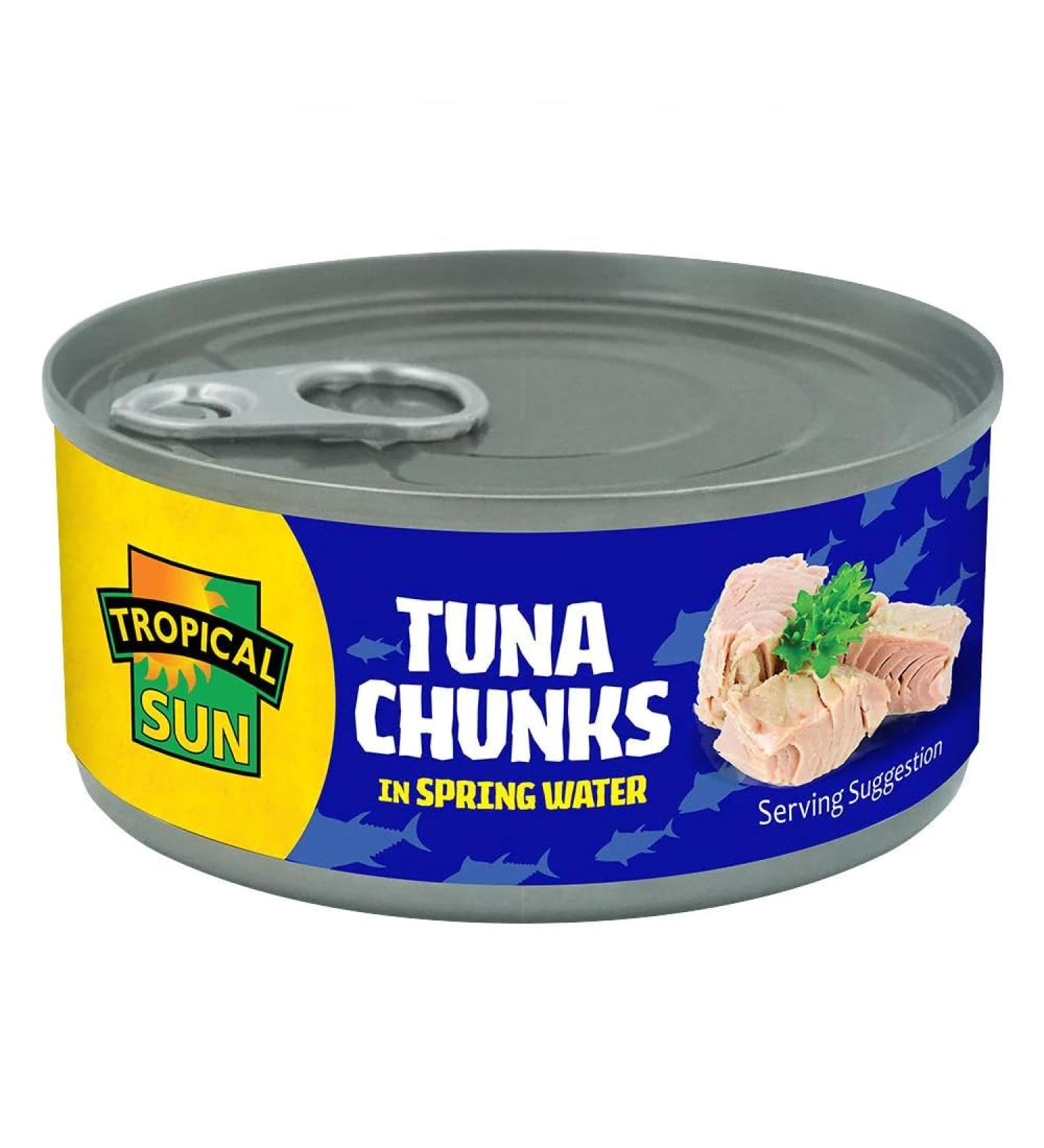 Tropical Sun Tuna Chunks in Springwater 160g-Fd
