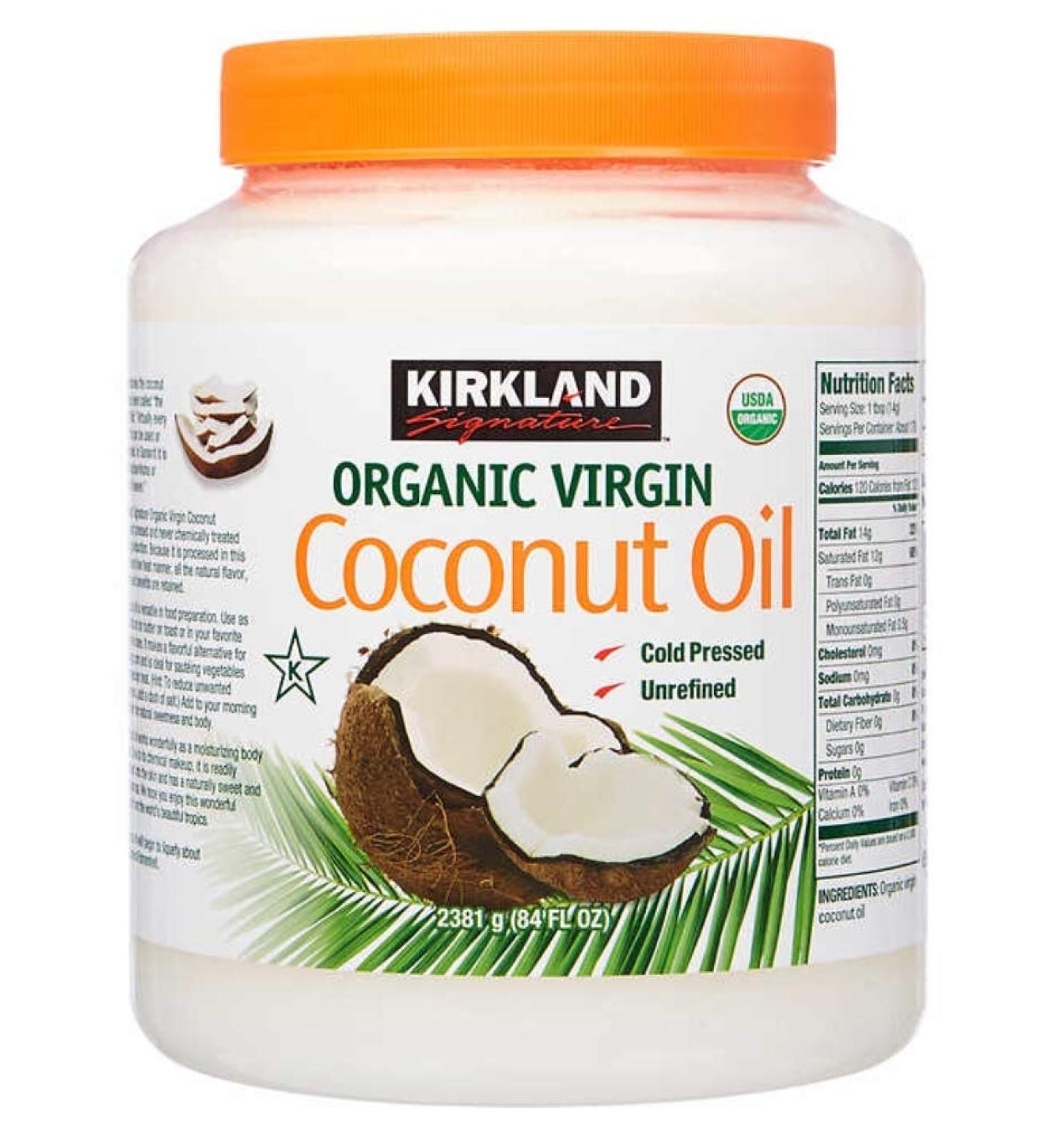 Kirkland Signature Organic Virgin Coconut Oil 2.28Kg - Pack of 1 | COST1033070 - Buy Online on GoSupps.com
