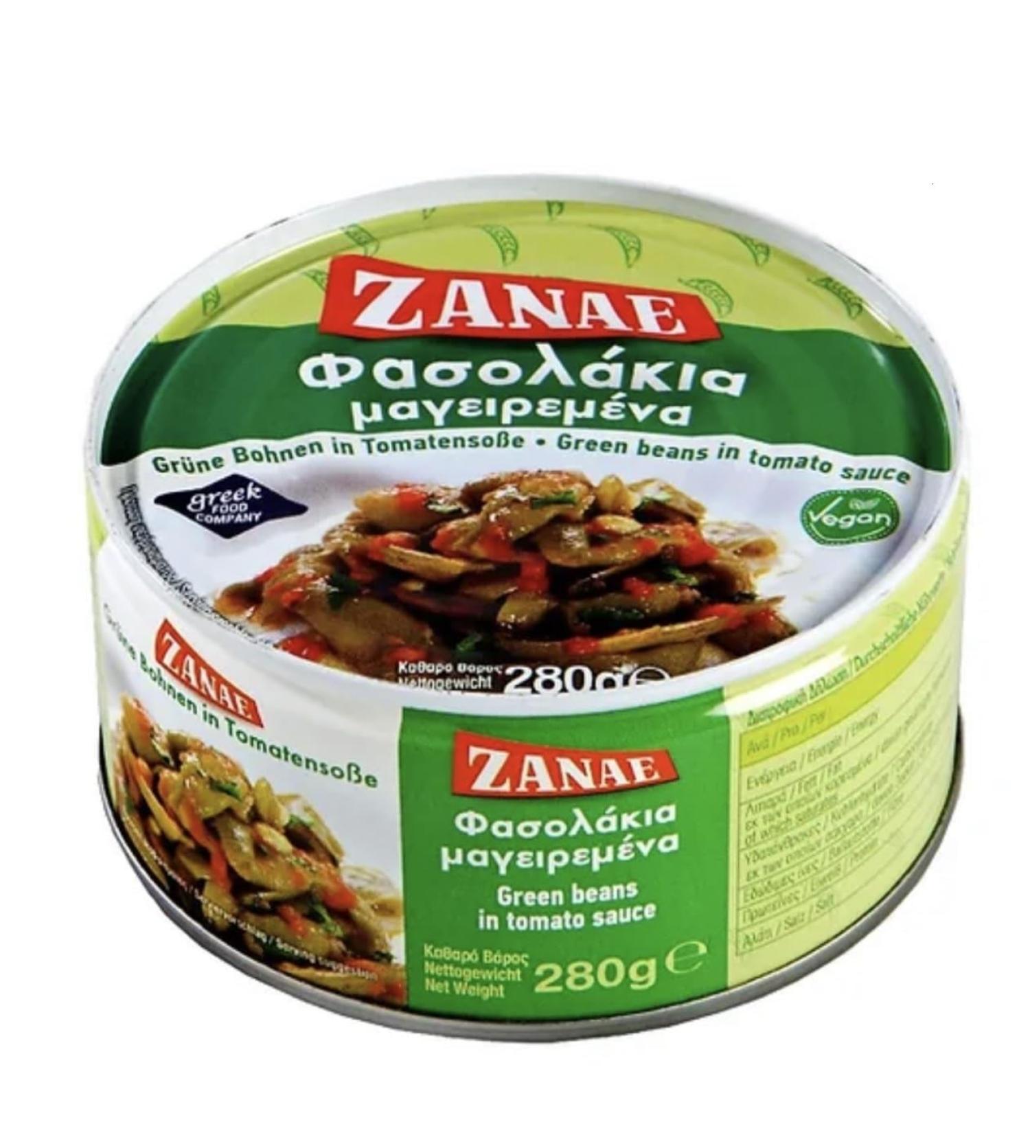 Zanae Green Beans in Tomato Sauce 280g (pack of 6)
