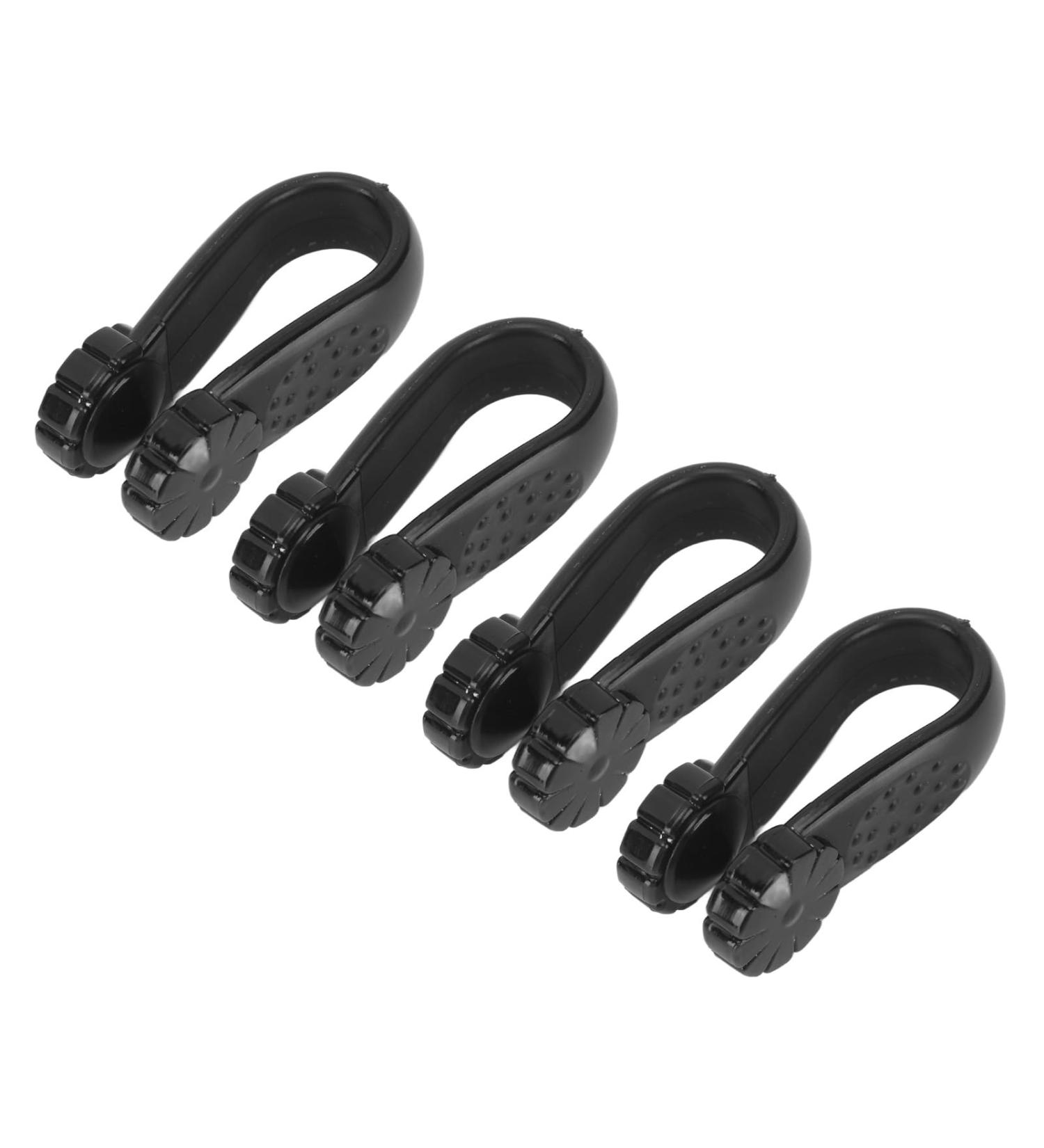 4-Piece Acupressure Relaxation Clip Set | Portable Flower-Shaped Hand Pressure Tool | Black Shiatsu Ring for Sensory Relief | International Shipping Available - Buy Online on GoSupps.com