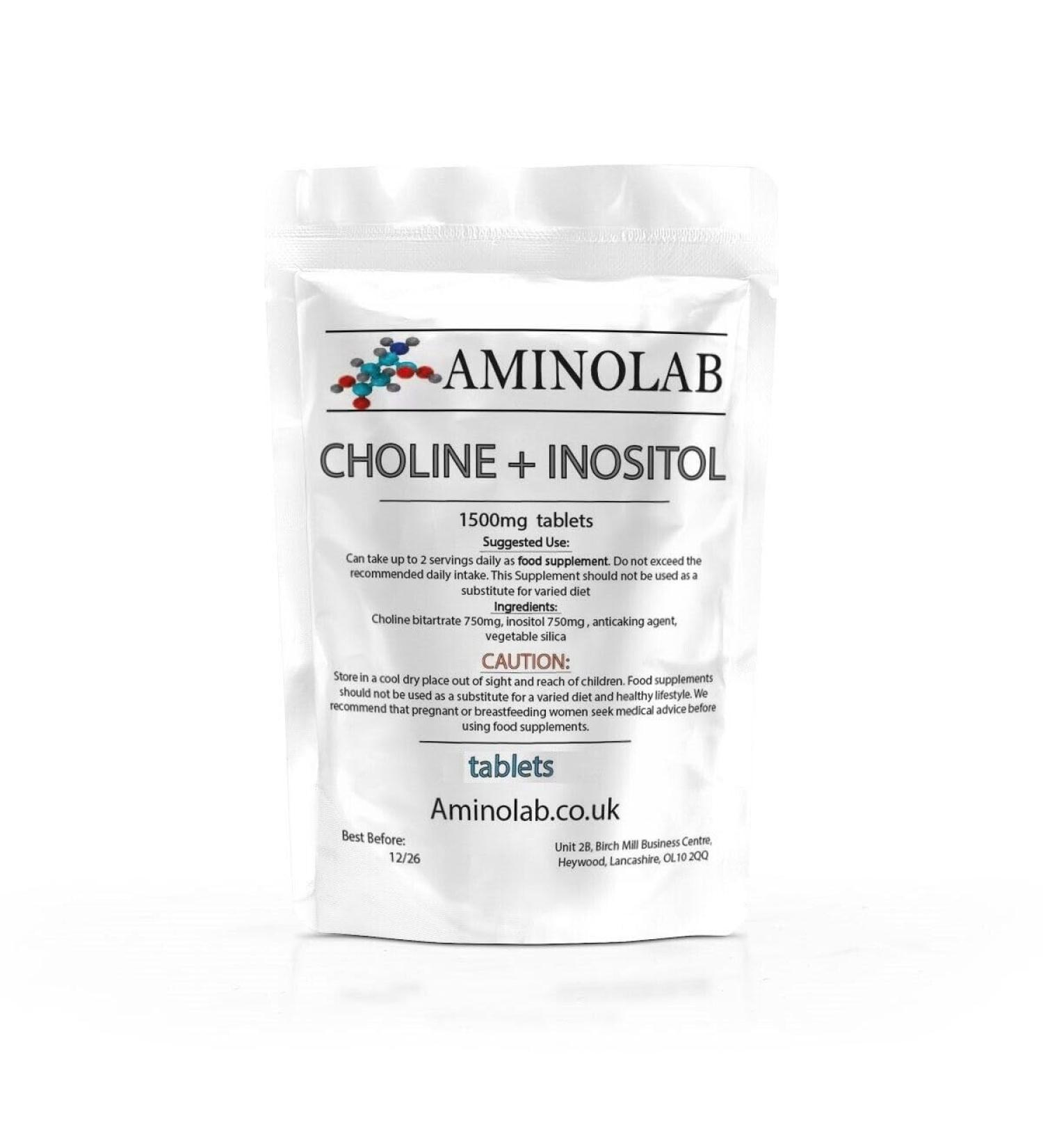 Aminolab - Choline + INOSITOL 1500mg 240 Tablets