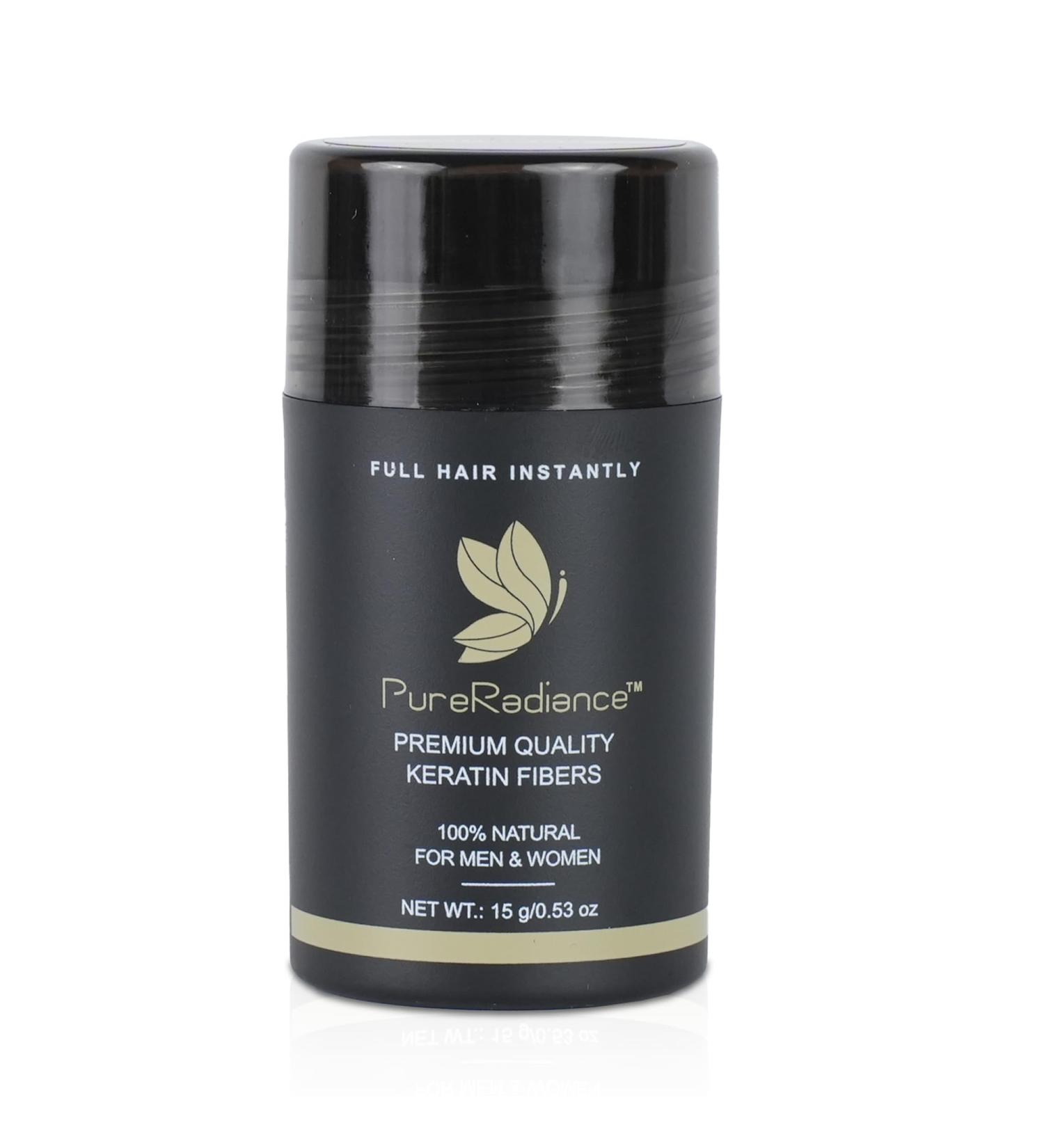 Hair Fiber for Thinning Hair | 15g Instant Volume & Strong Hold | Sweat Proof Light Brown Hair Building Fibers - Buy Online on GoSupps.com