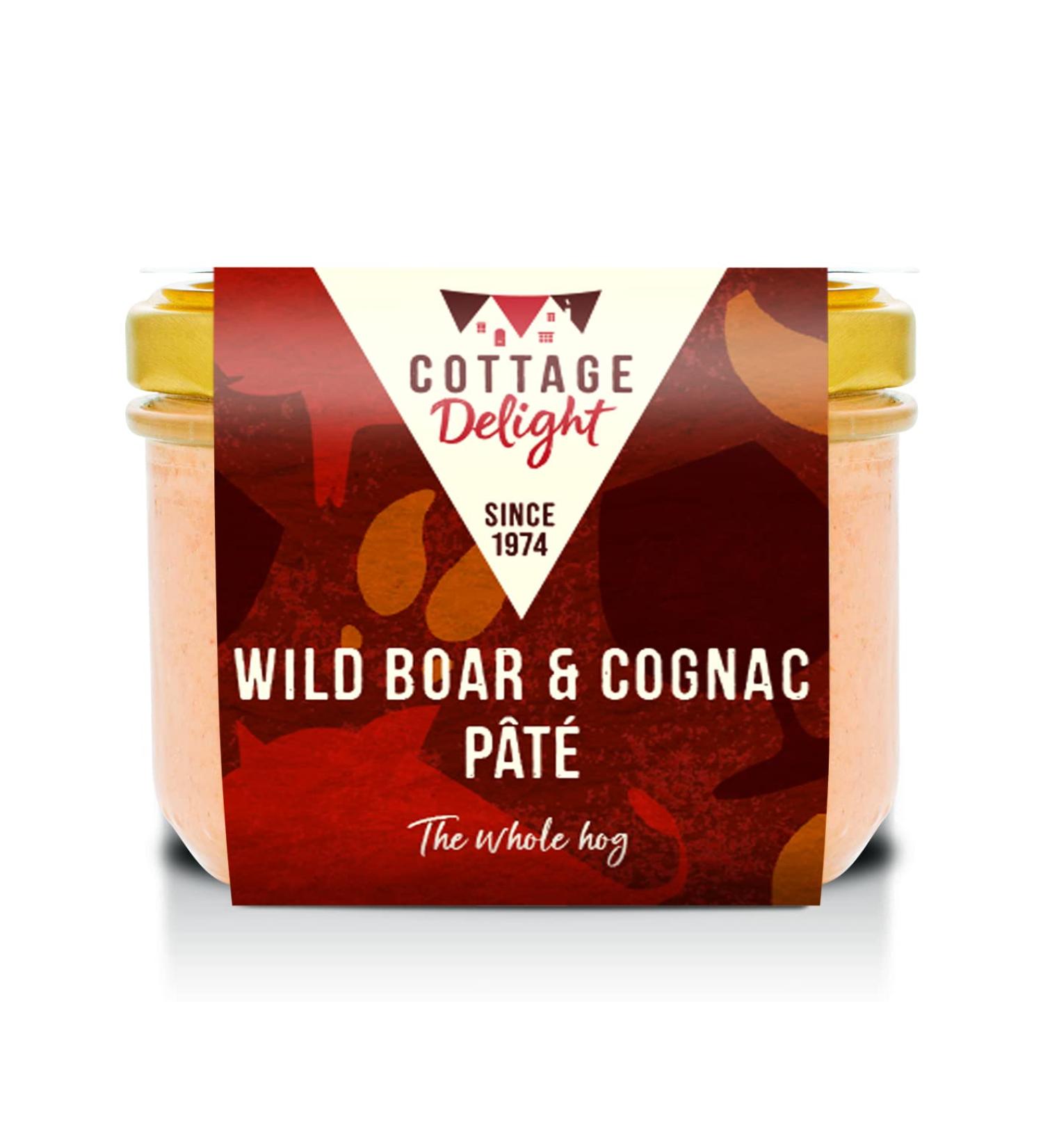 Cottage Delight Wild Boar & Cognac Pate - 190g | Gourmet Delicacy - Buy Online on GoSupps.com