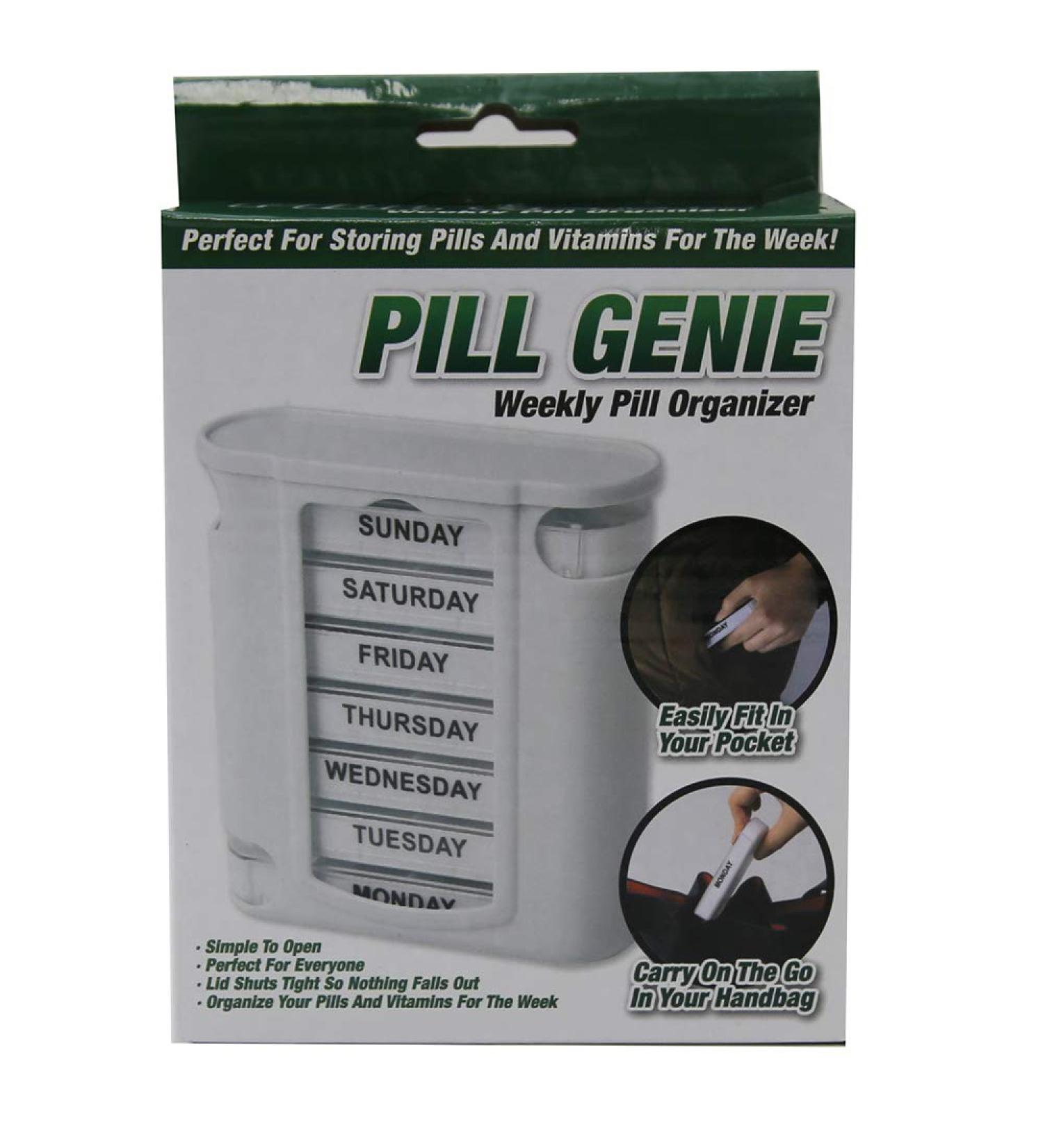 Weekly Pill Organizer | Simplify Your Medication Schedule | International Shipping Available - Buy Online on GoSupps.com