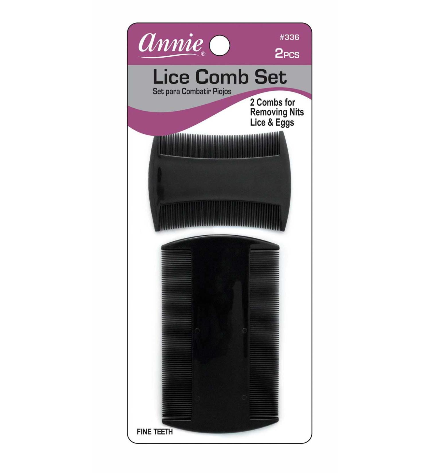 Annie 2 pieces of lice and nissen comb #336