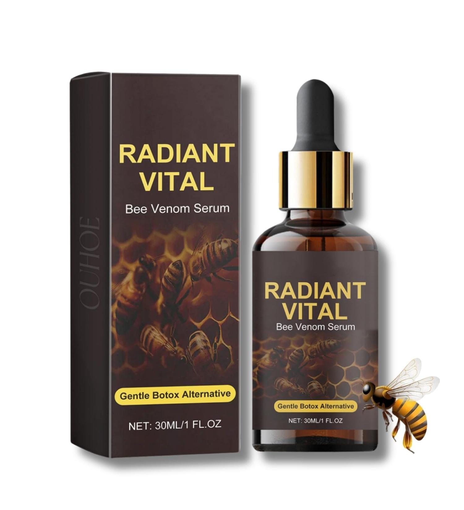 Face Serum for Women - Bee Venom Face Serum - Face Serum with Hyaluronic Acid & Niacinamide - Hyaluronic Acid Serum for Face - Niacinamide Serum - Dark Spot Correcting Glow Serum - Buy Online on GoSupps.com