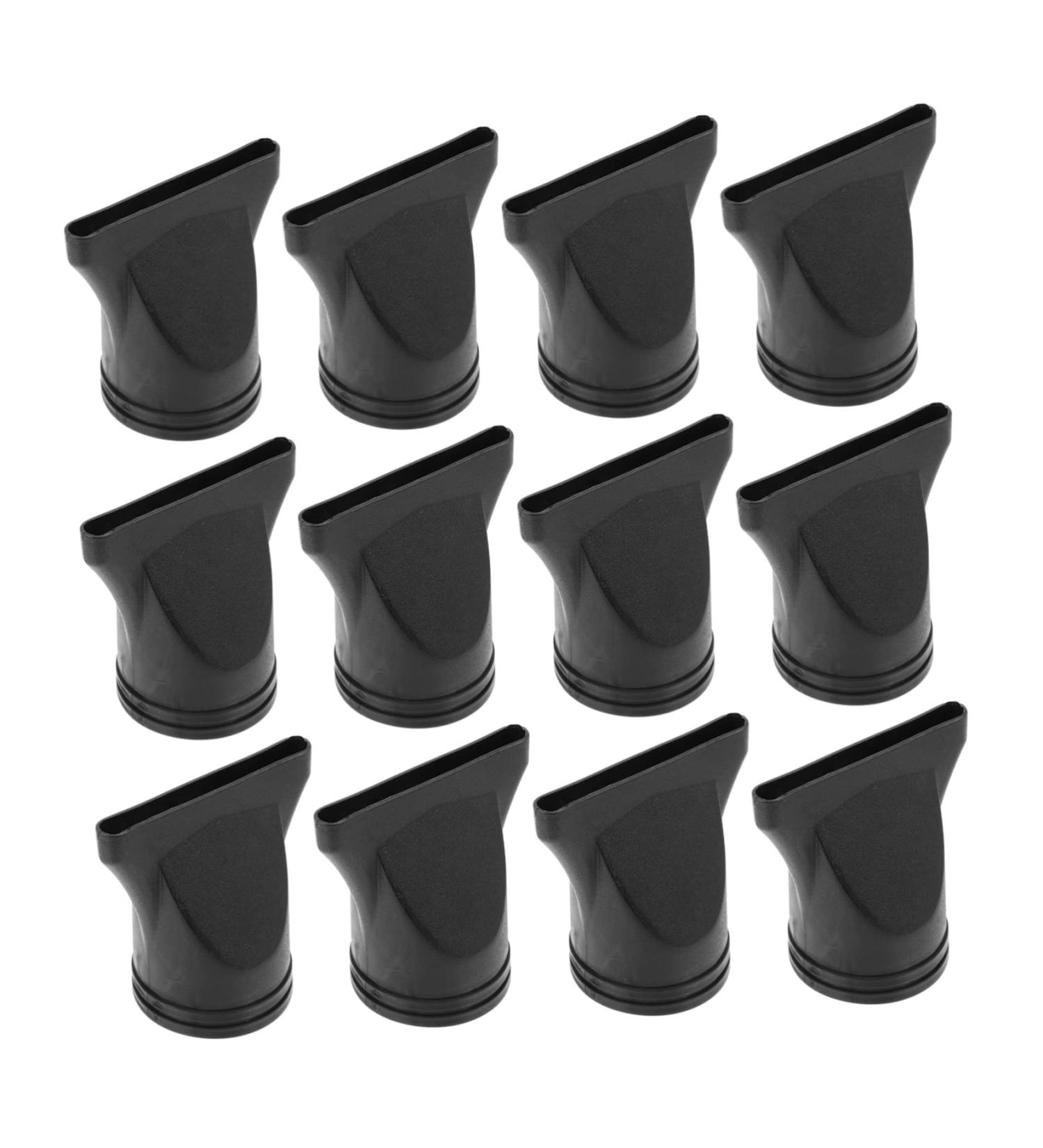 IWOWHERO 12pcs Hair Dryer Air Collector Hair Dryer Nozzle Dryer Nozzle Replacement Diffuser Blow Dryer Black - Buy Online on GoSupps.com