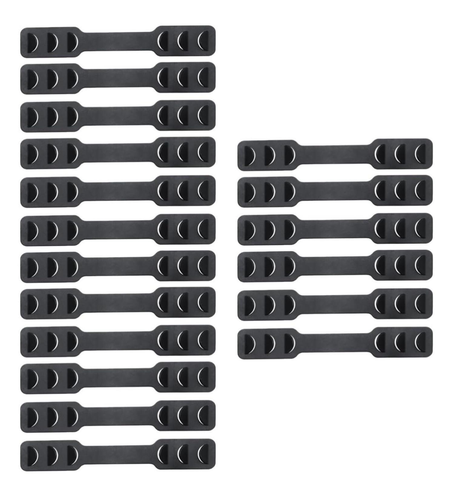 Zerodeko 18 Pack Ear Hook Buckle - Reusable Anti-Slip Ear Loops & Mask Clips for Kids - Black Extension Hooks 14.5x2.6cm - Buy Online on GoSupps.com