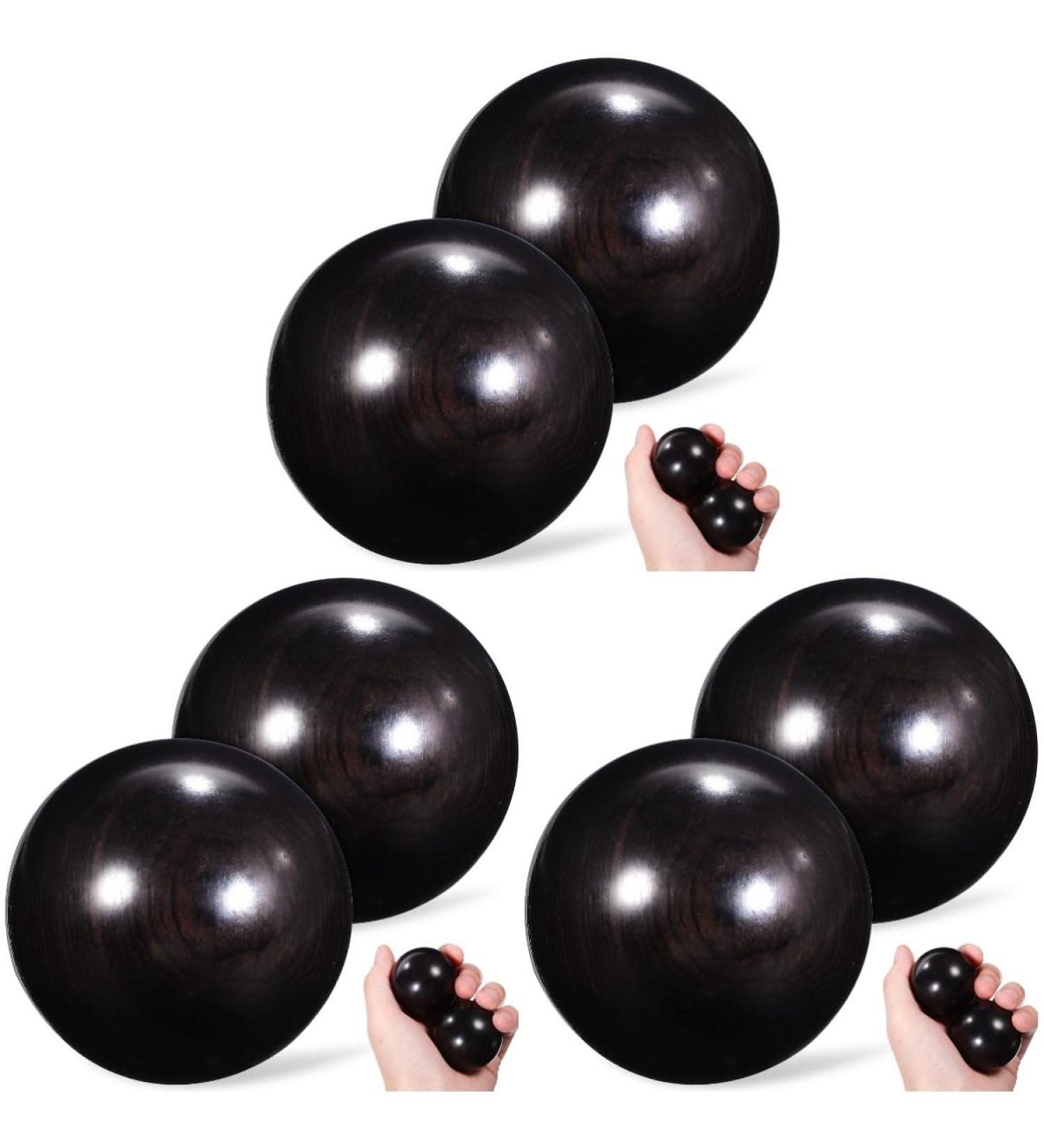 Gleavi 6 STK Chinese Massage Balls - Hand Massager Tools for Soothing Relief & Relaxation - Buy Online on GoSupps.com
