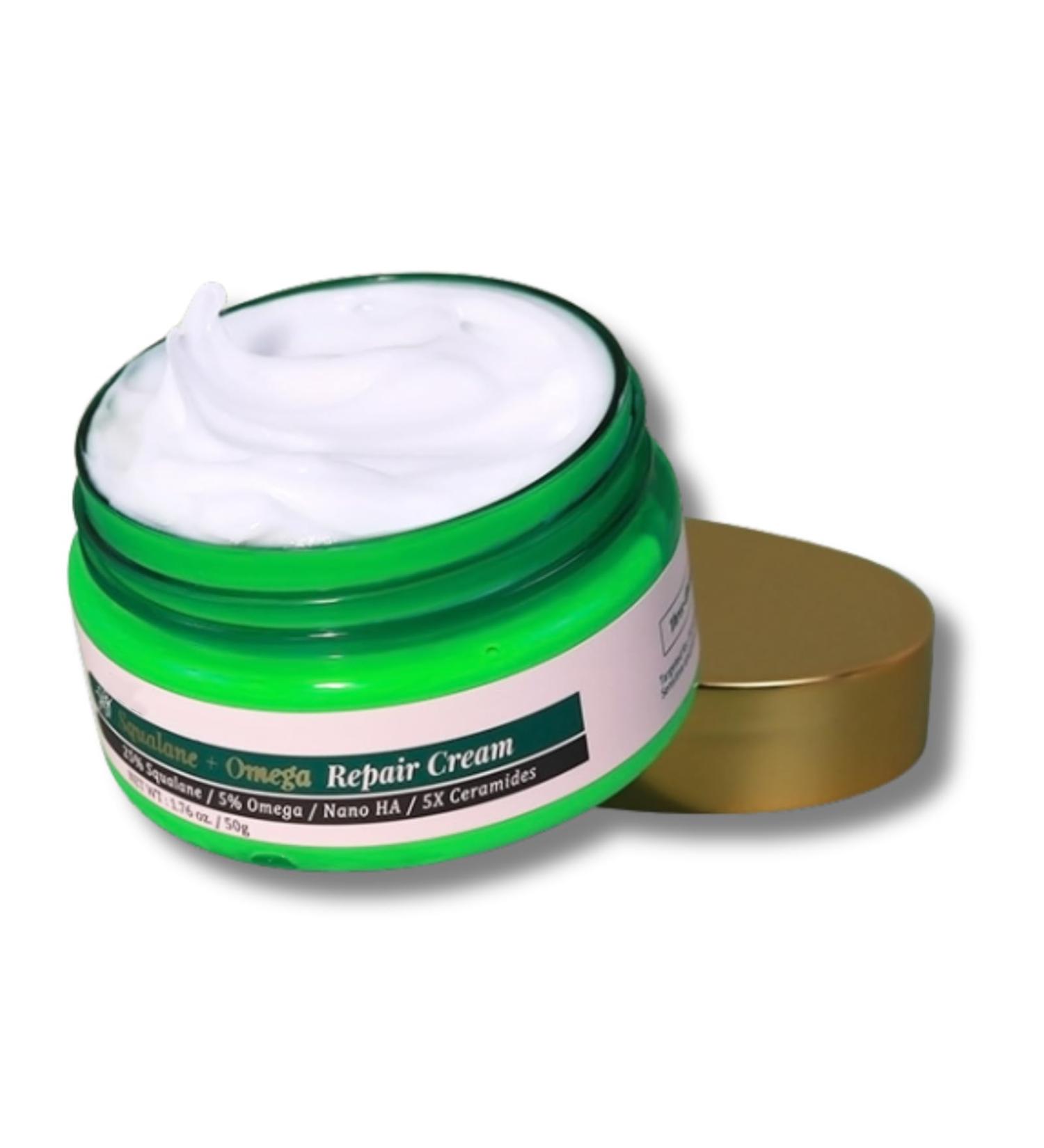 Squalane Anti Aging Face Cream- Anti Wrinkle Face Cream - Moisturiser Face Women - Barrier Repair Cream - High Efficiency Squalane Ingredients - Face Cream for Deeply Nourishes Skin - Buy Online on GoSupps.com