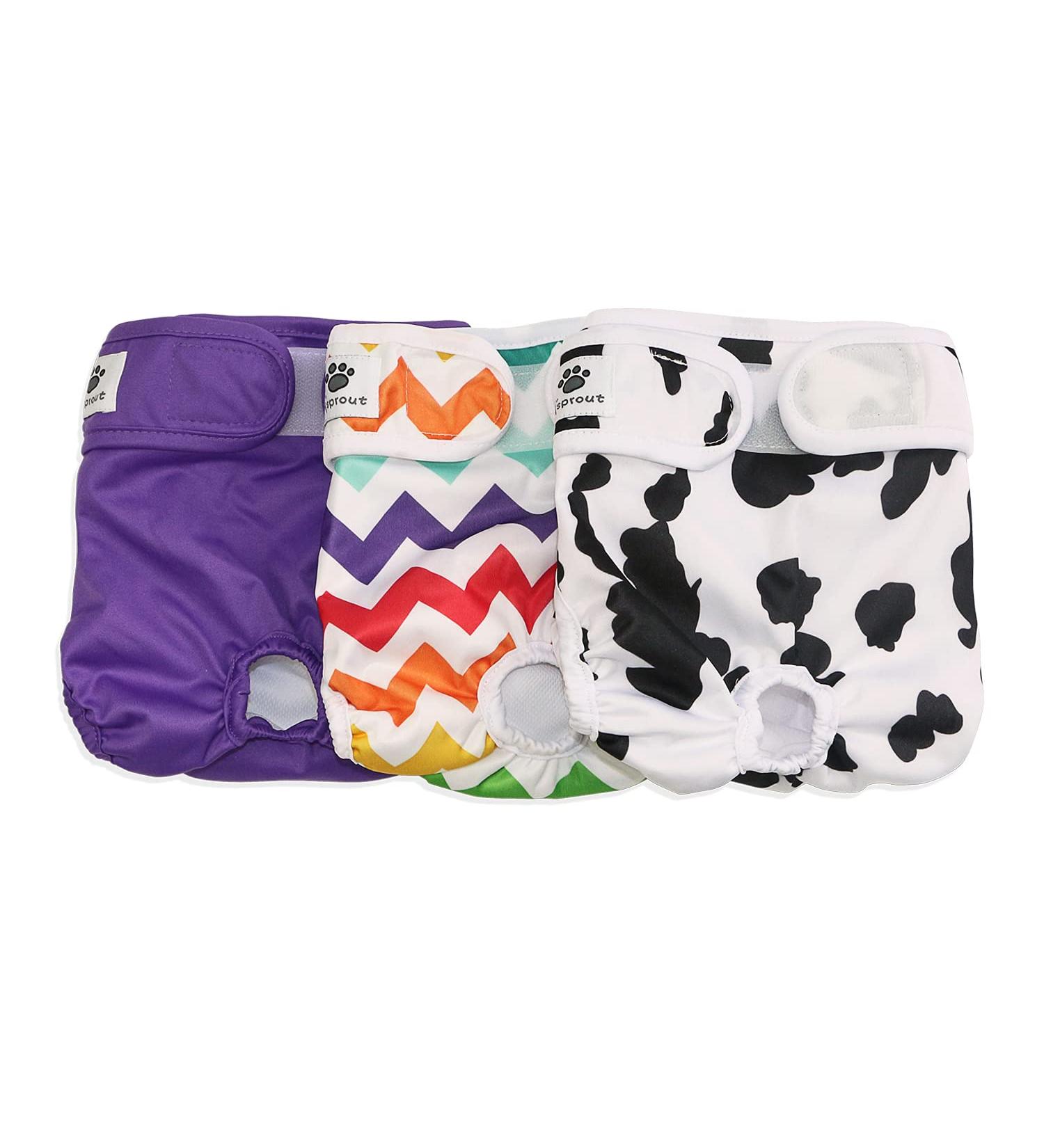 Hisprout Reusable Female Dog Diaper - Washable Durable Pet Pants | Colorful Union LL - Buy Online on GoSupps.com
