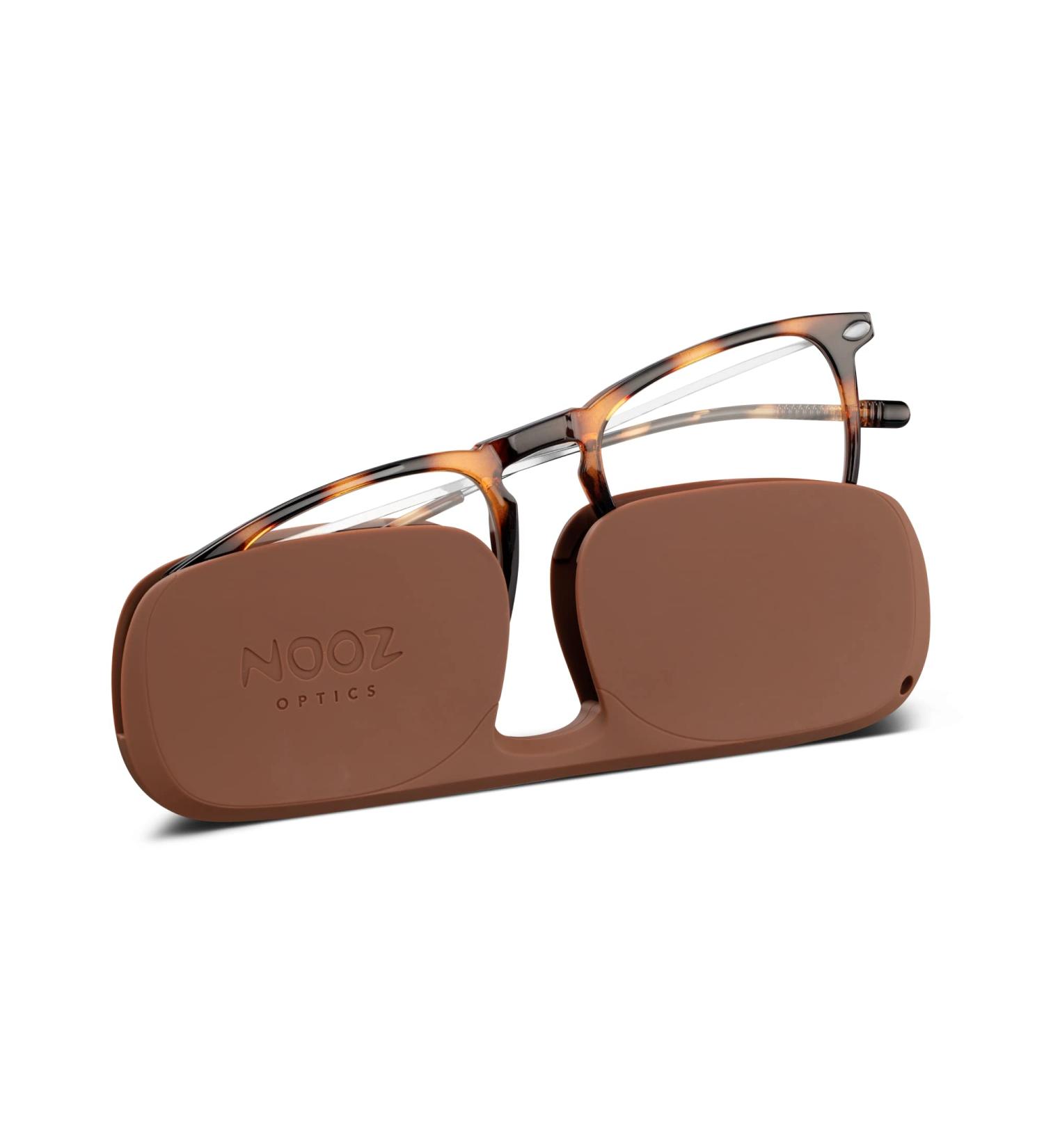 Nooz Reading Glasses - Tortoise Square Shape +1.50 Magnifying Glasses for Men & Women | Dino Collection Essential - Buy Online on GoSupps.com