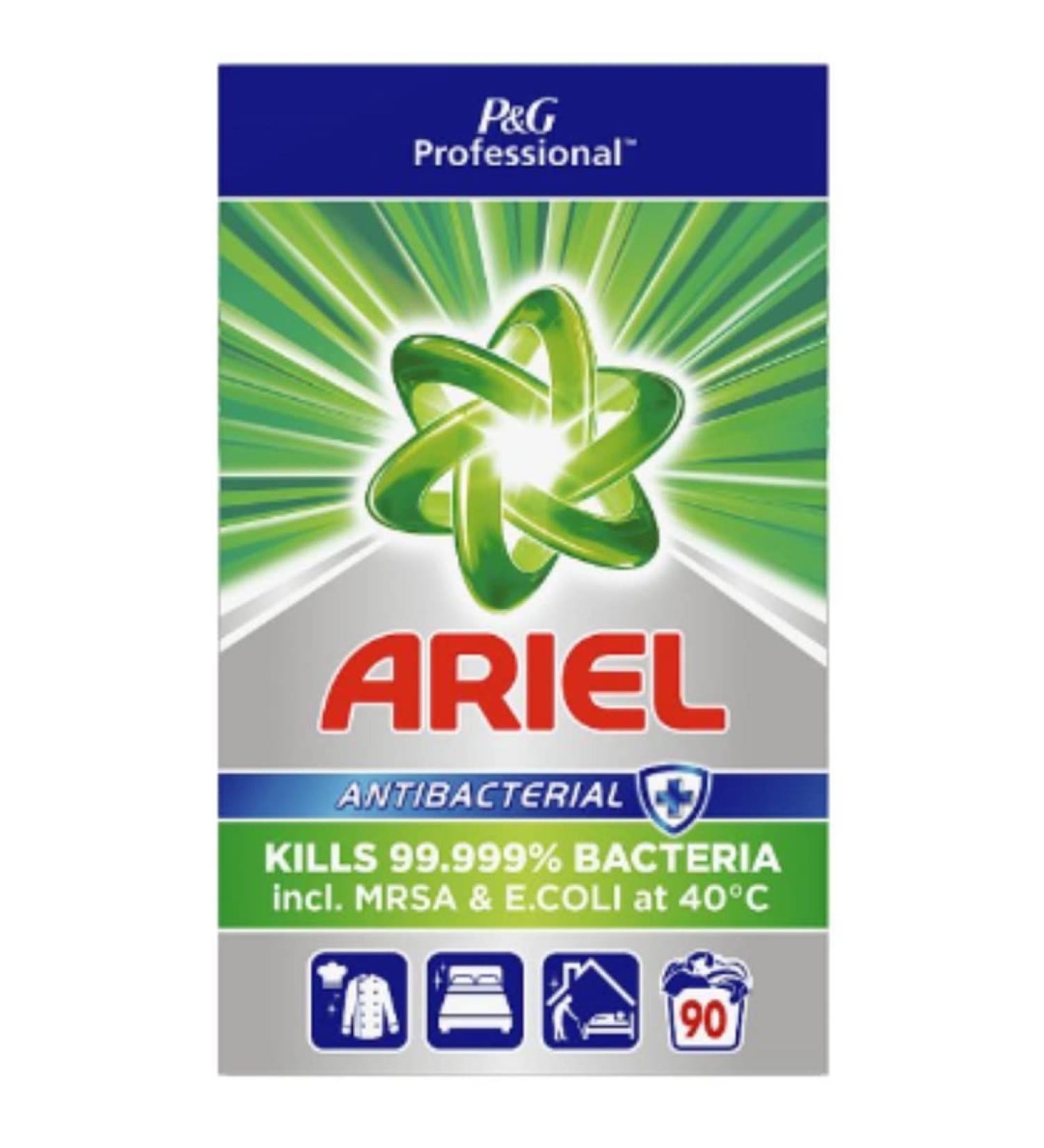 Ariel Professional Powder Detergent Antibacterial 5.85kg 90 Washes x 1